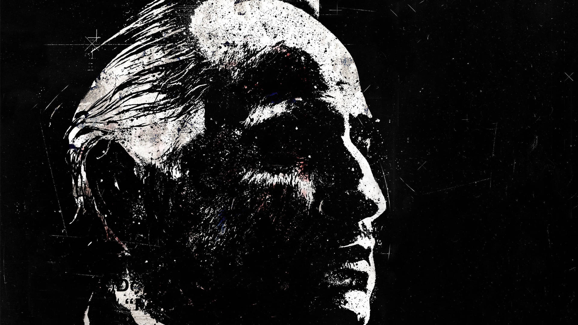 Striking Sketch of Vito Corleone - The Godfather Wallpaper