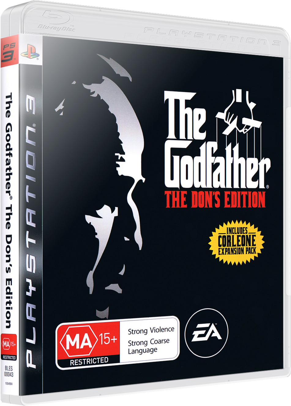 The Godfather Dons Edition P S3 Game Cover PNG