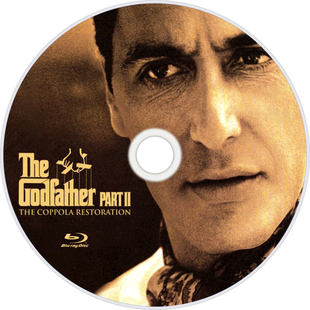 The Godfather Part I I Bluray Disc Cover PNG