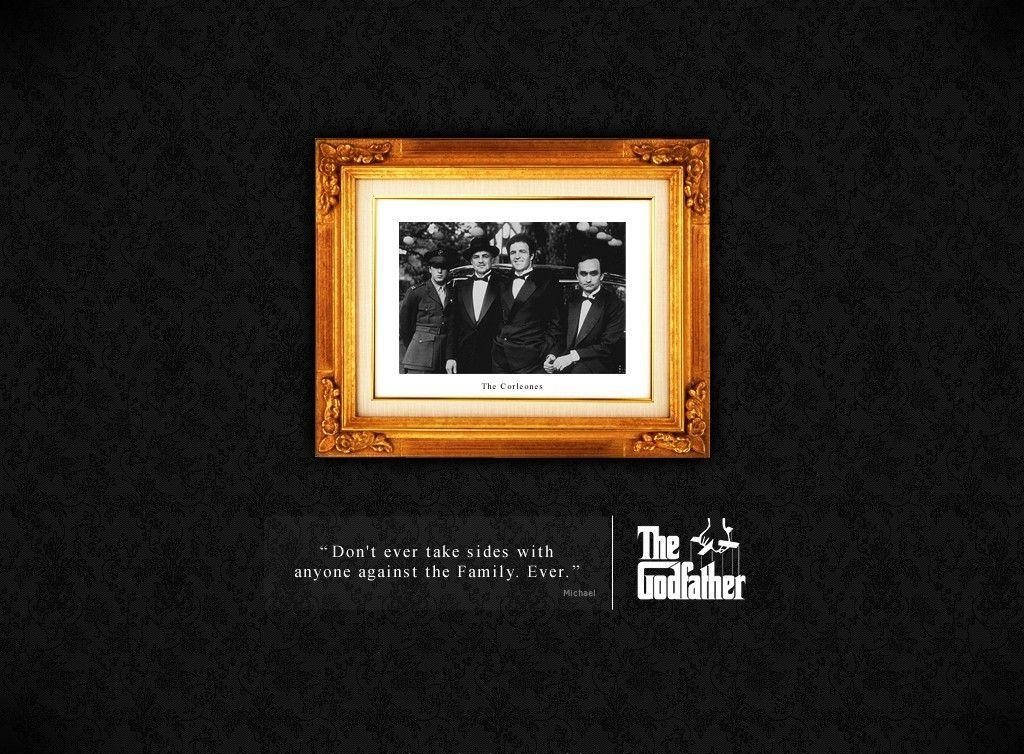 The Godfather's Iconic Movie Scene Wallpaper