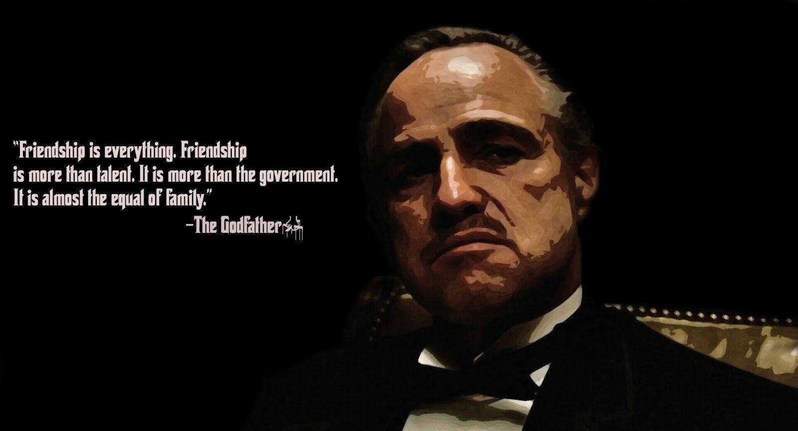 The Godfather Quotes Wallpaper