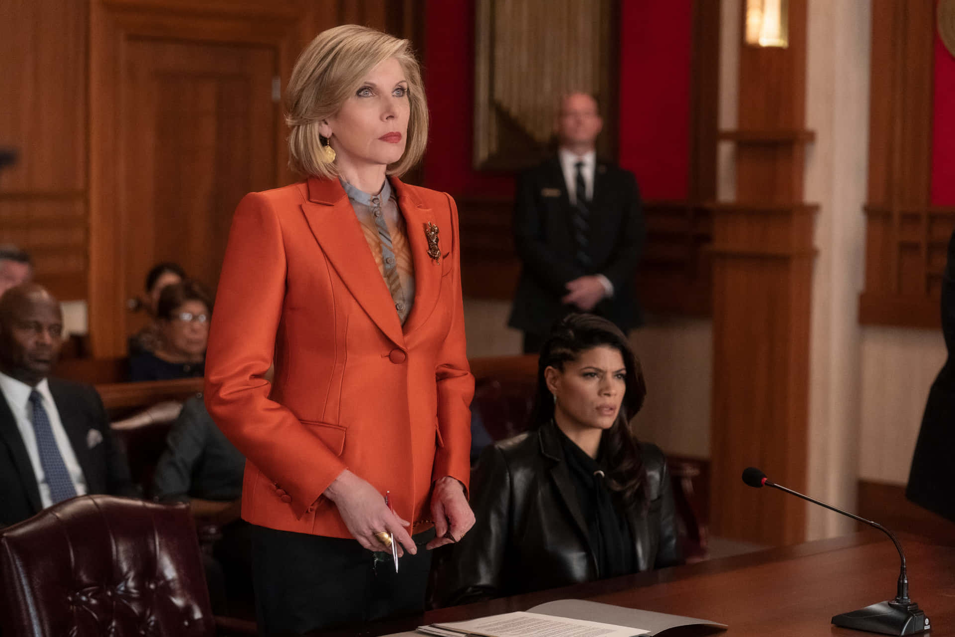 The Good Fight Courtroom Scene Wallpaper