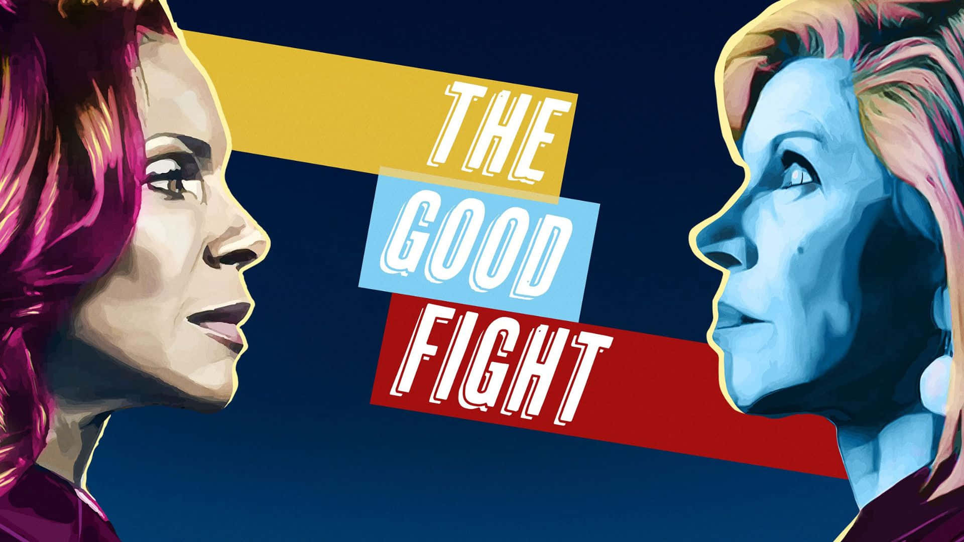 The Good Fight Tv Serie Promo Kunst Bakgrunnsbildet