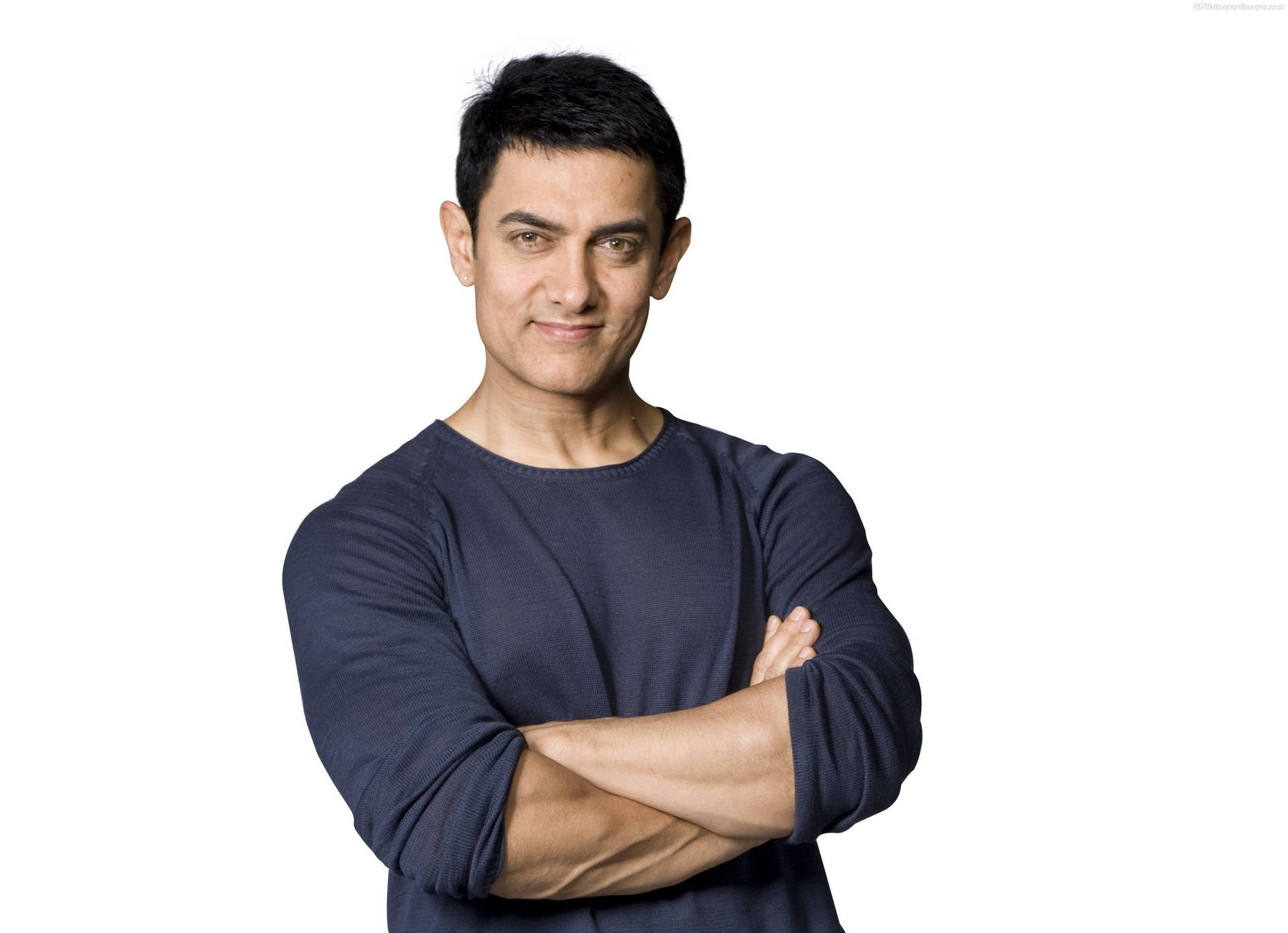 Dergutaussehende Schauspieler Aamir Khan Wallpaper