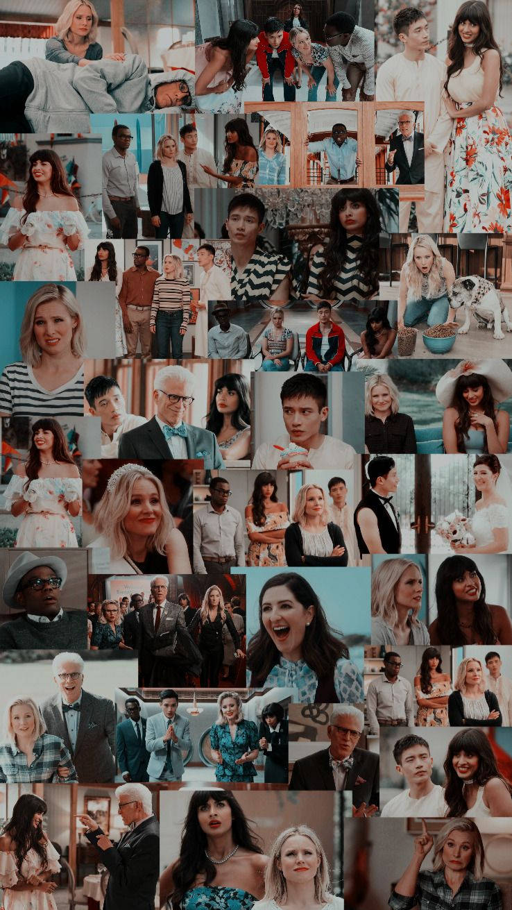 The Good Place Aesthetic Collage Wallpaper