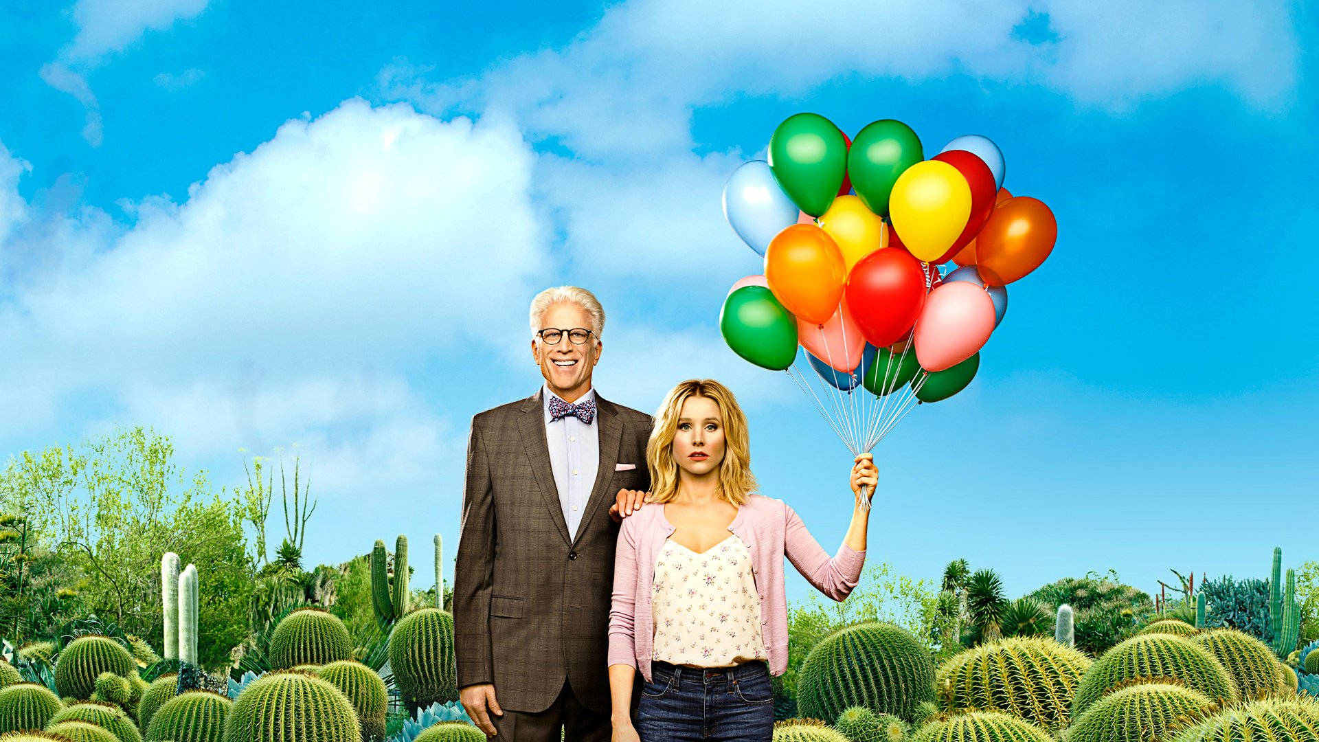 The Good Place Eleanor And Shawn Wallpaper