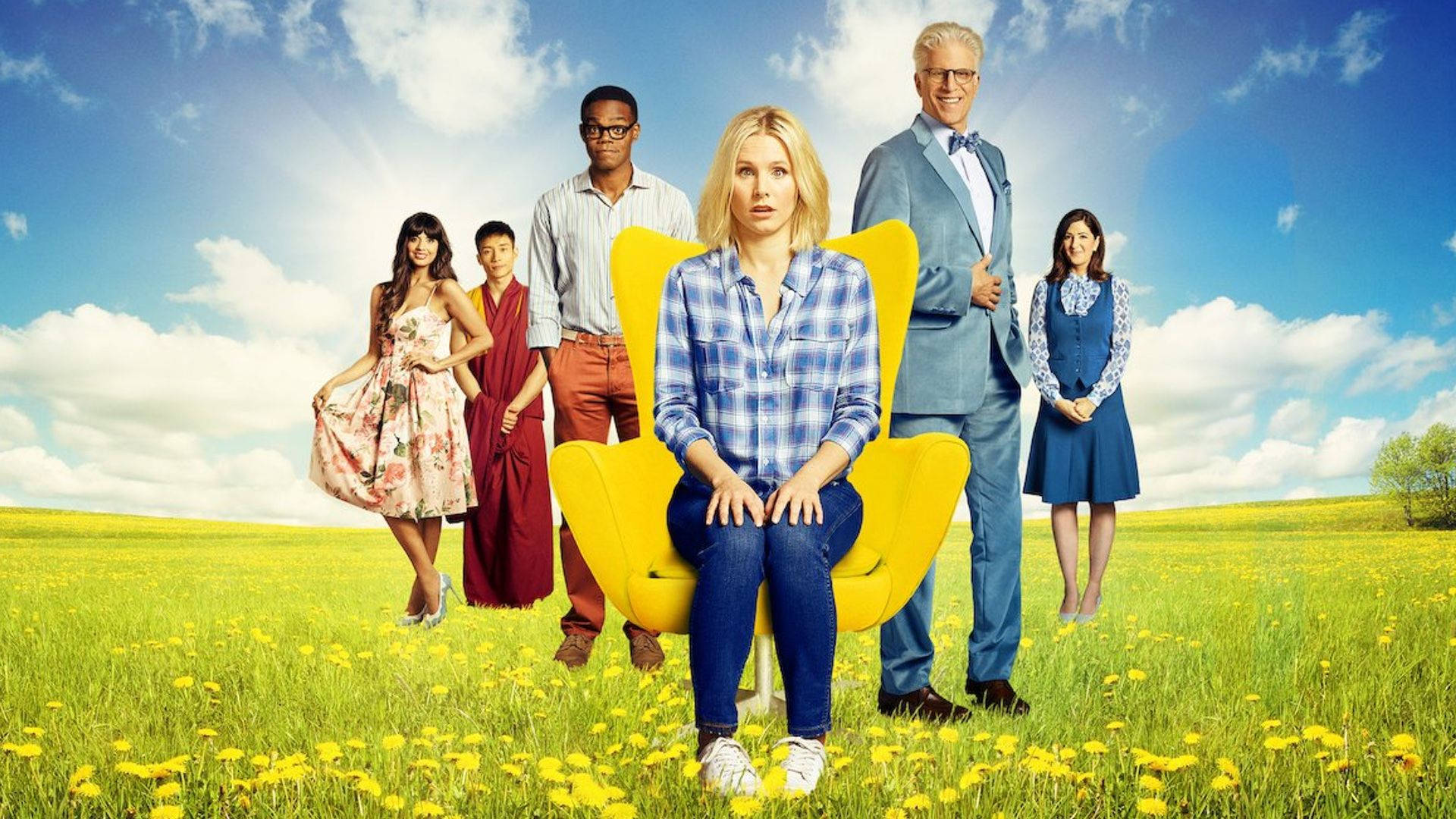 The Good Place Series Poster Wallpaper