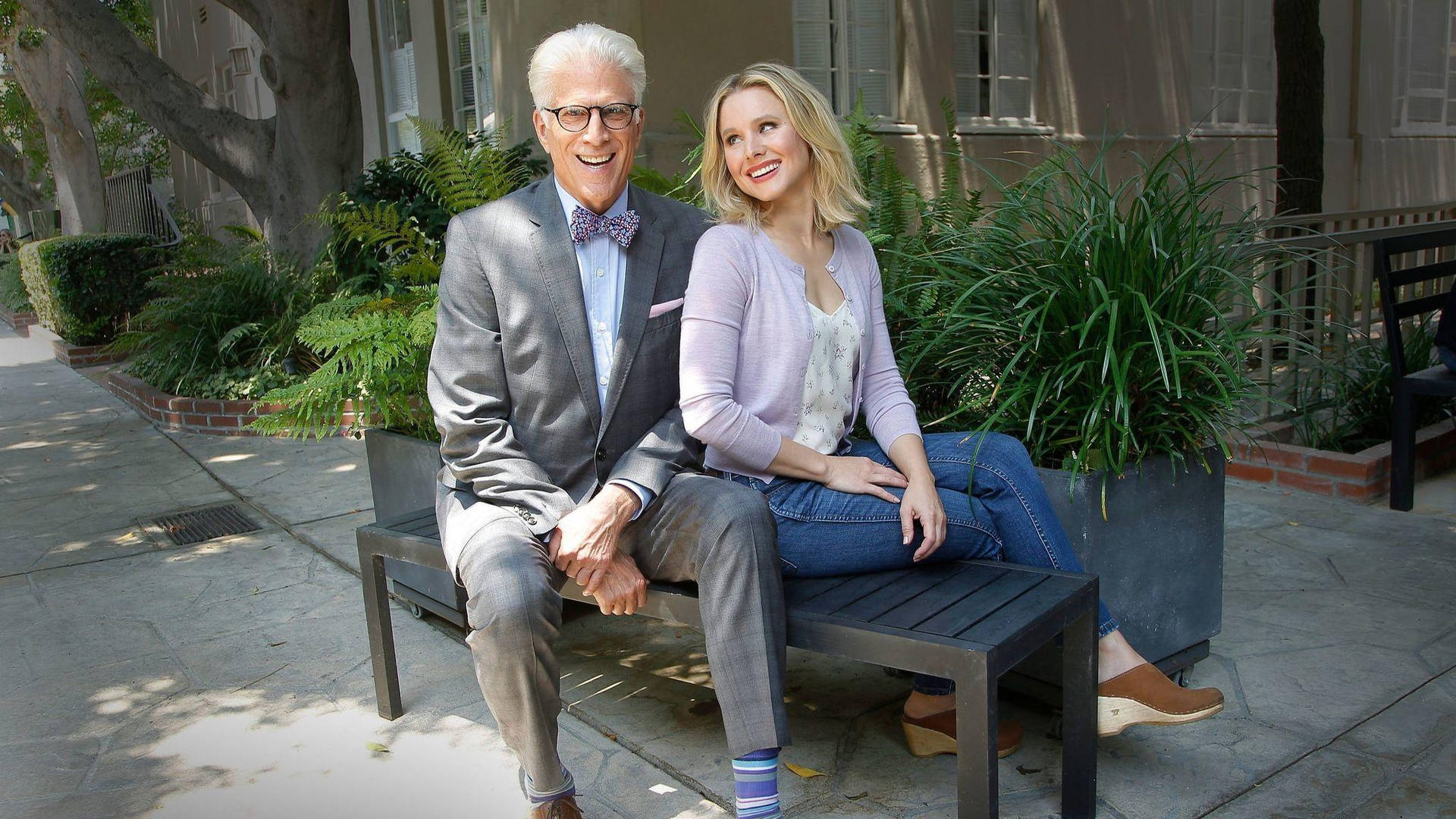 The Good Place Michael And Eleanor Wallpaper
