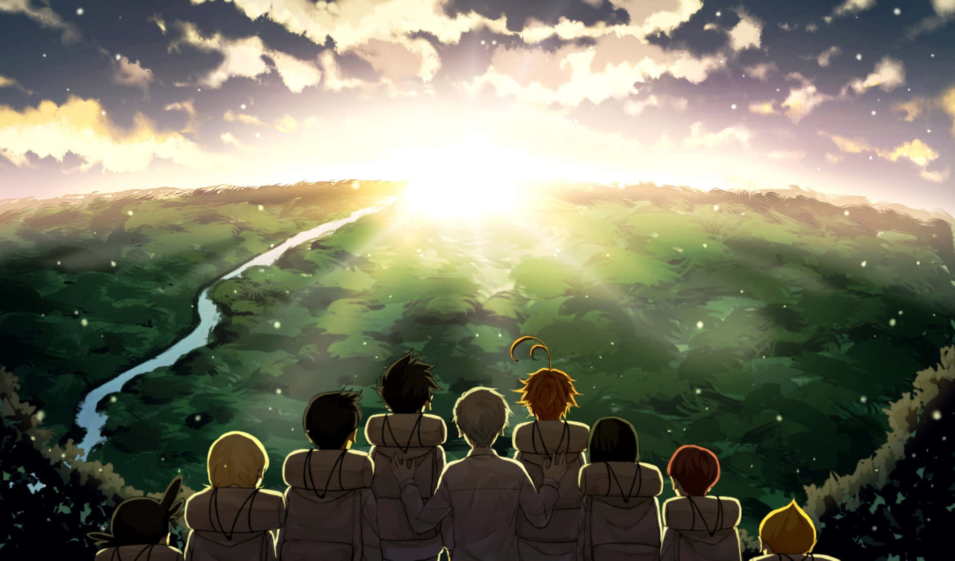 The Grace Field House Under The Moonlight, The Promised Neverland.