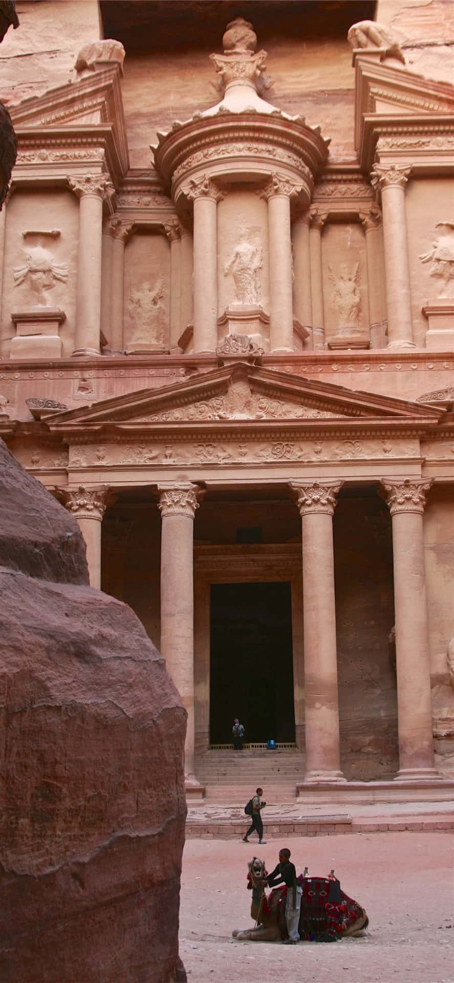 The Great Facade Of Petra Picture