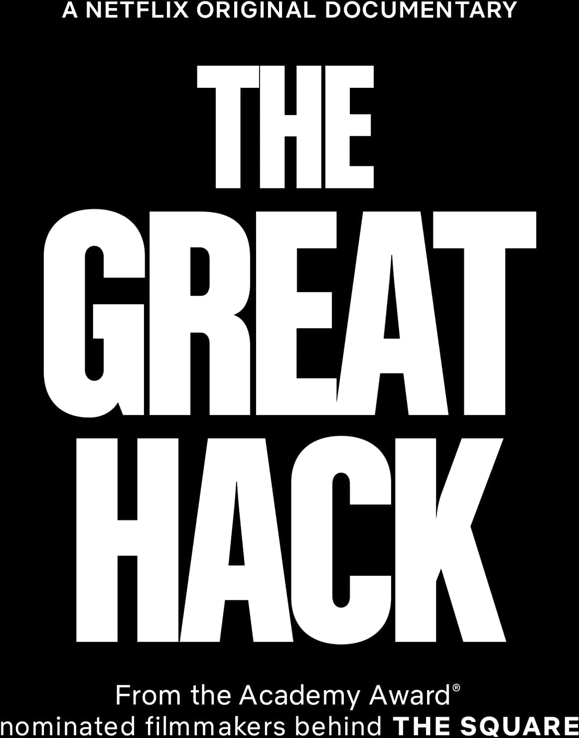 The Great Hack Netflix Documentary PNG