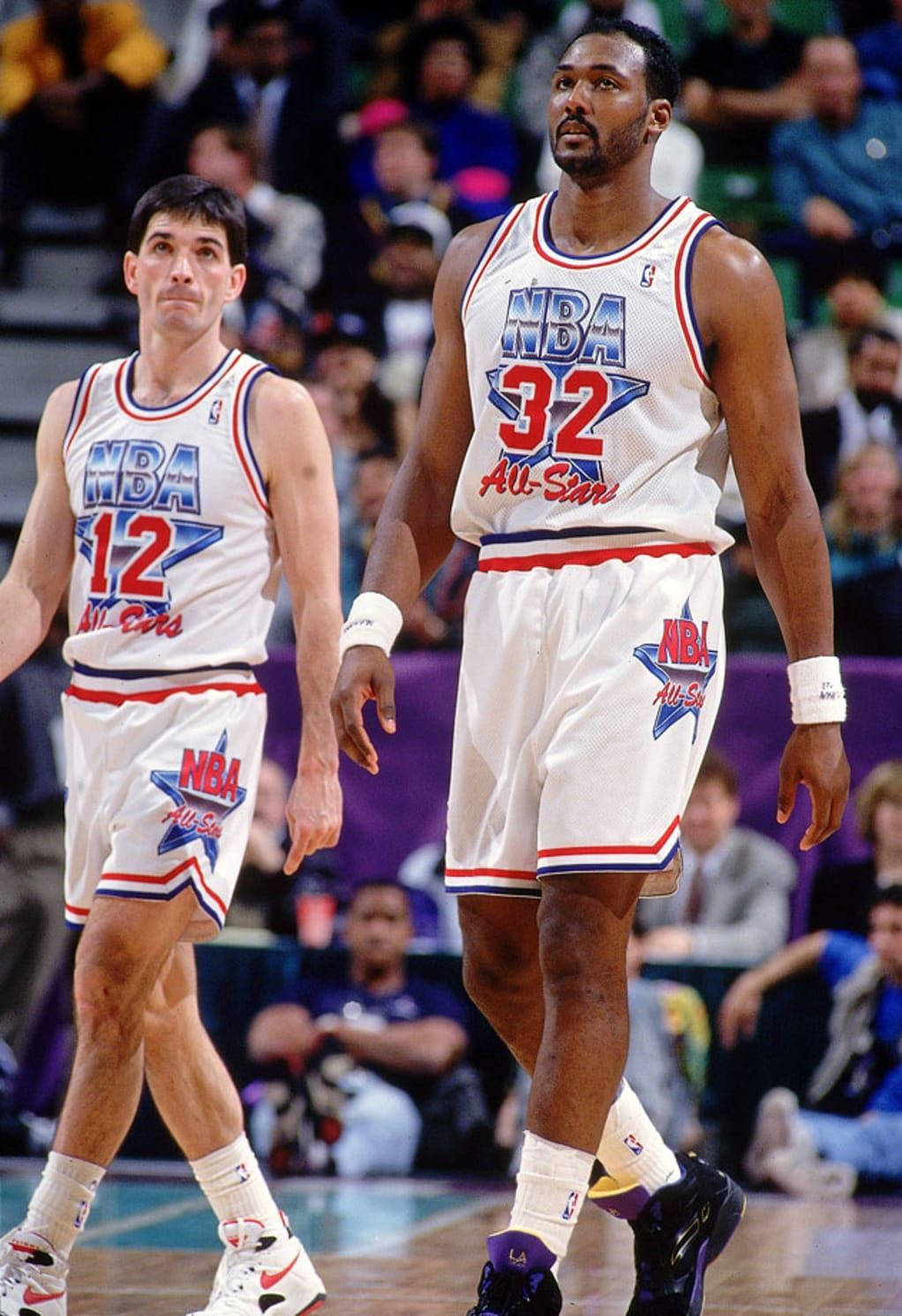Denstora Karl Malone Och John Stockton. (note: This May Not Make Sense As A Standalone Sentence For Wallpaper, But It Is A Direct Translation Of The Given Phrase.) Wallpaper