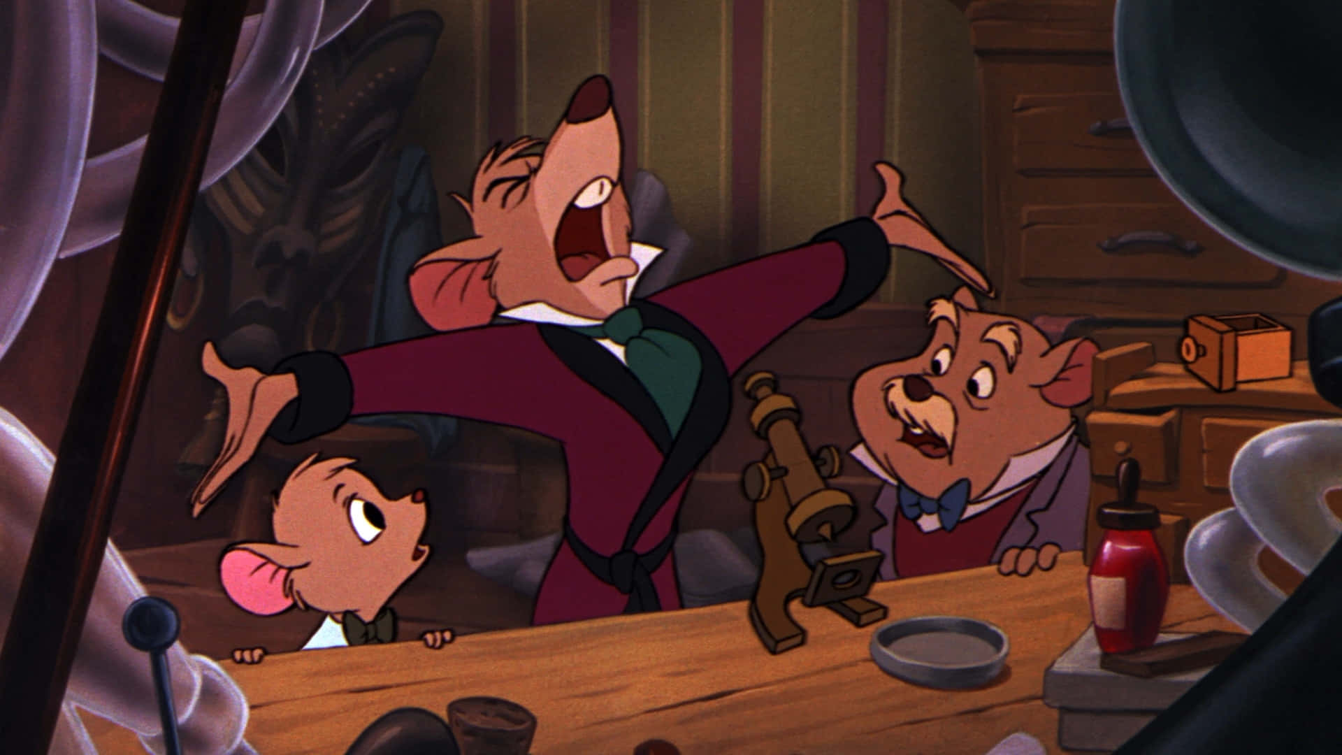 The Great Mouse Detective and Friends Wallpaper