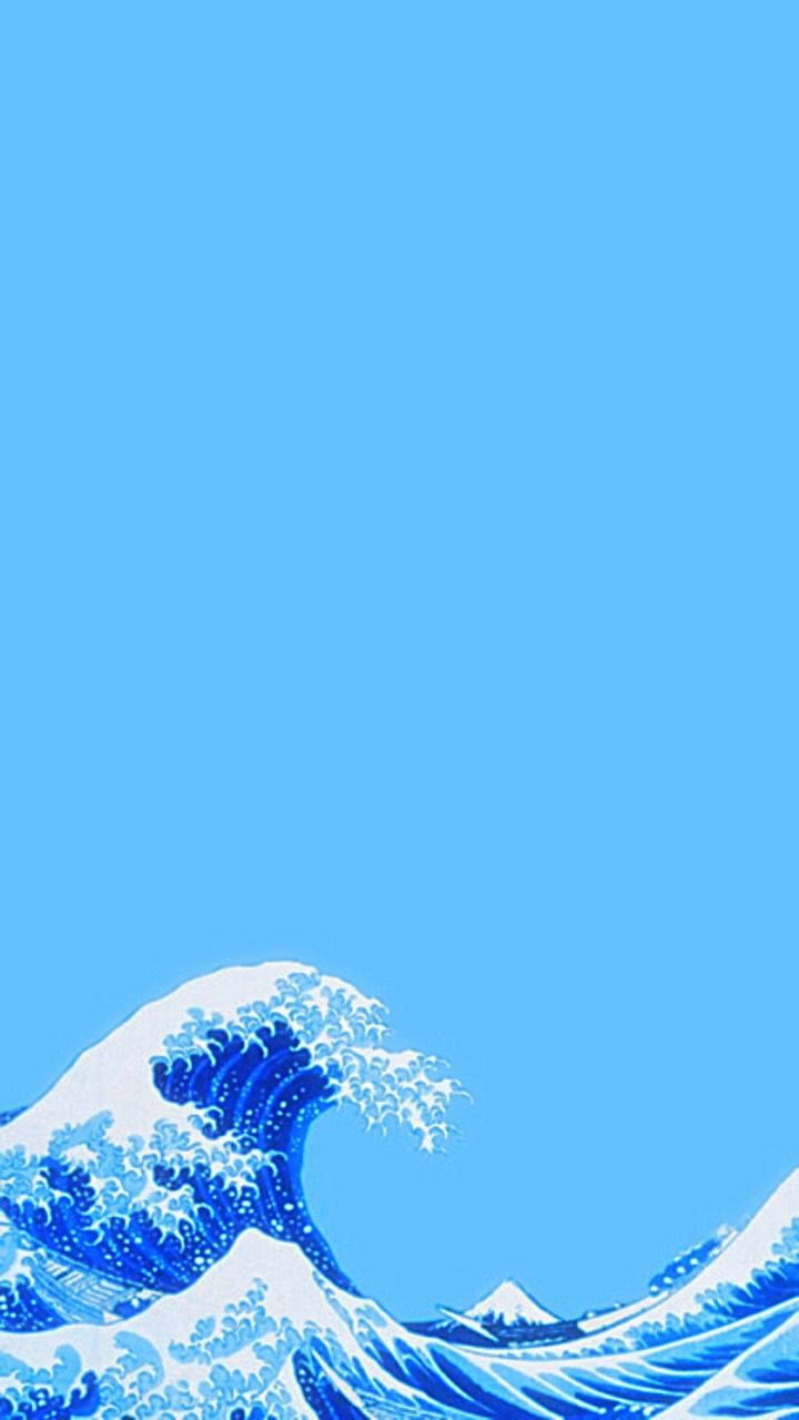 The Great Wave Blue Aesthetic