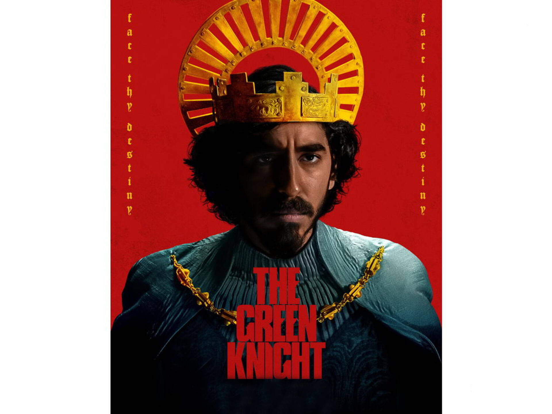 The Green Knight Dev Patel Film Poster Wallpaper