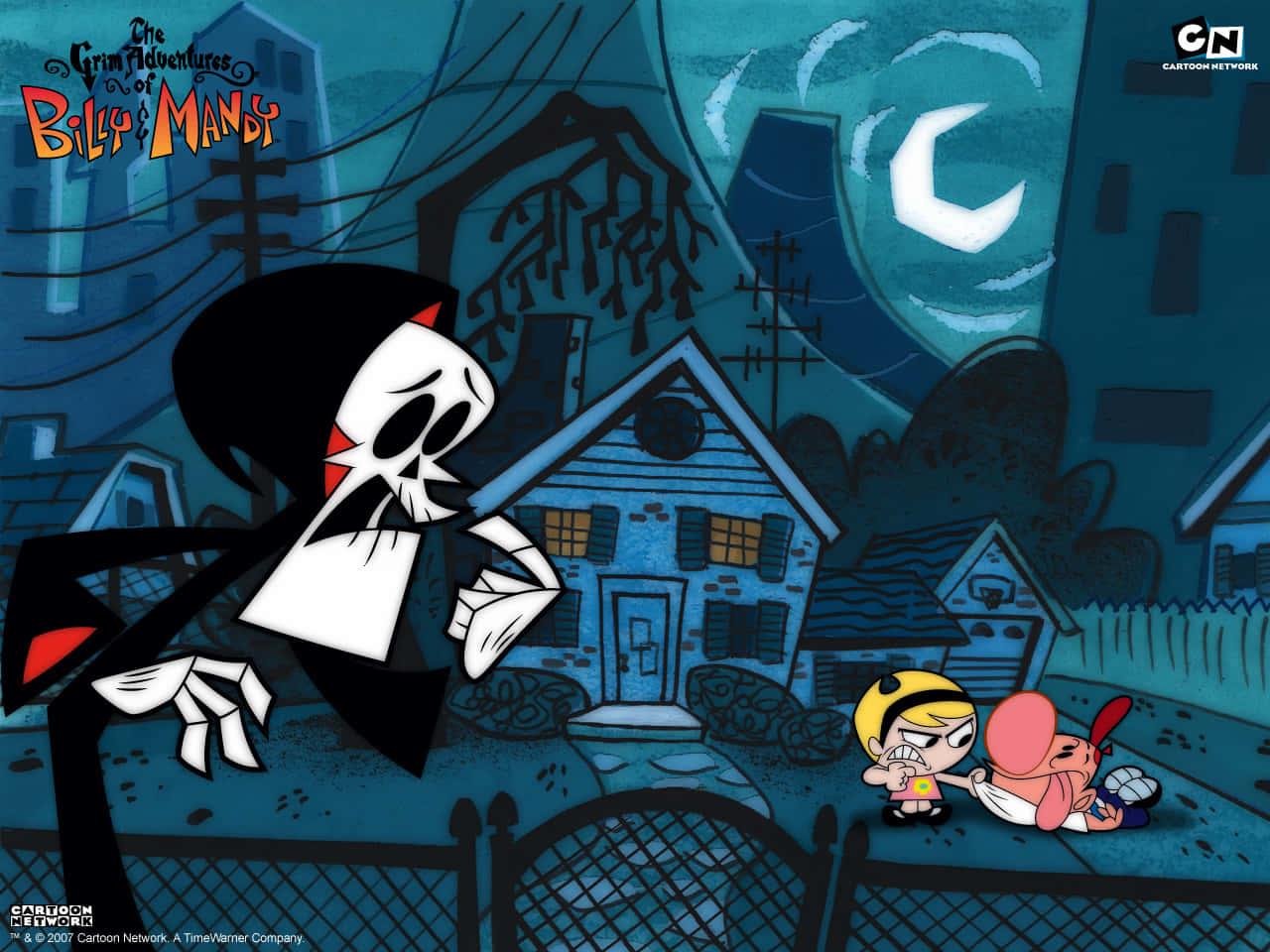 Lasaventuras Siniestras De Billy Y Mandy - Clásica Serie Animada Fondo de pantalla
