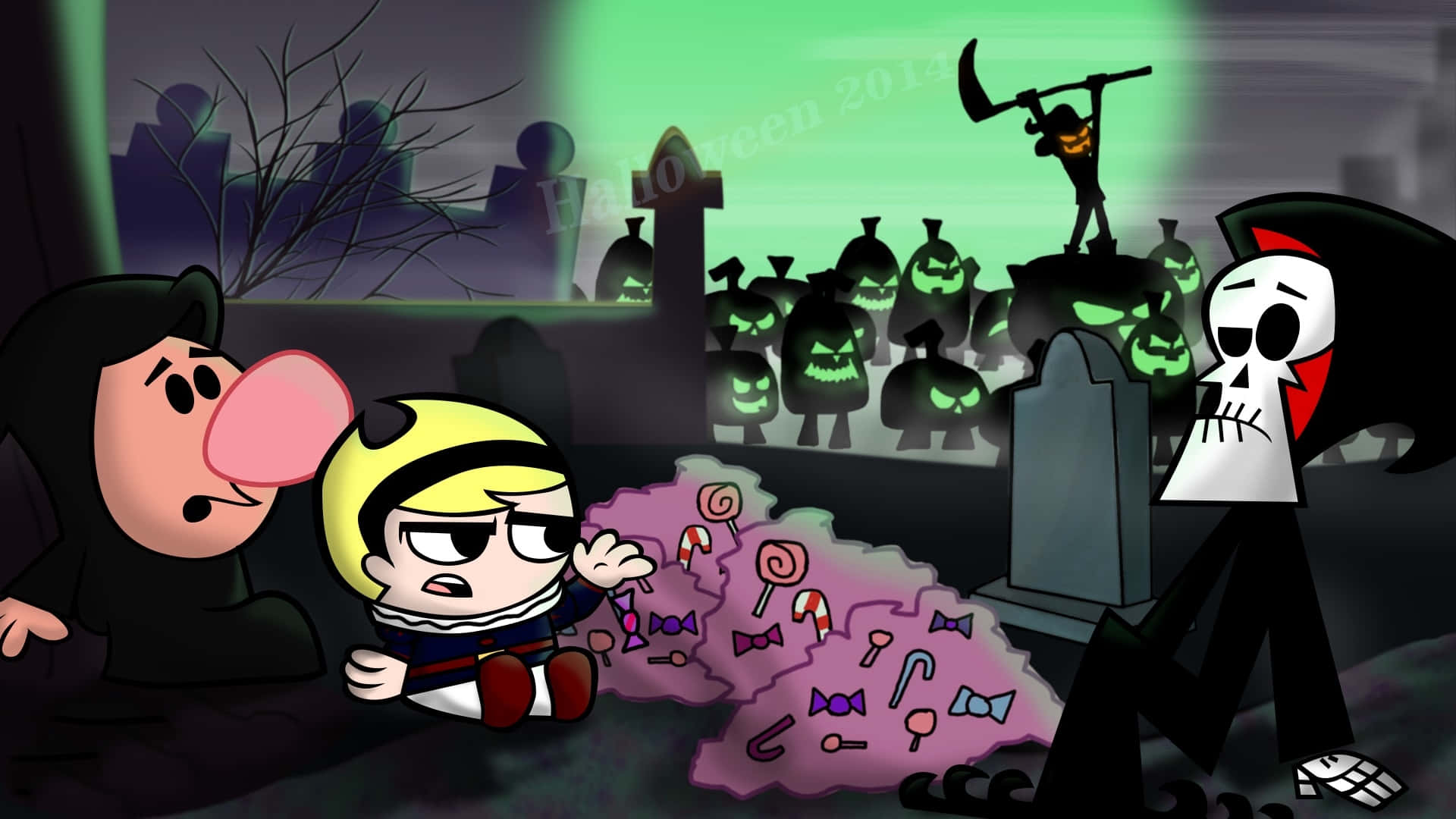 The Grim Adventures of Billy and Mandy Wallpaper Wallpaper
