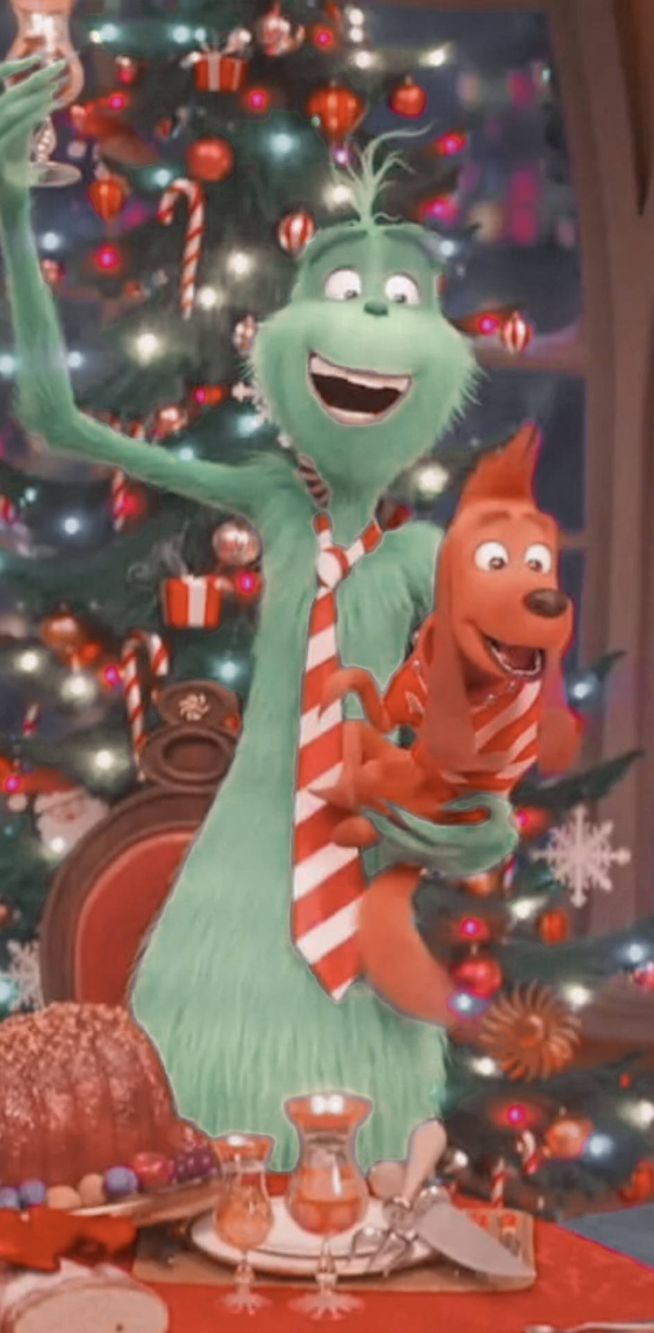 The Grinch Happy Background