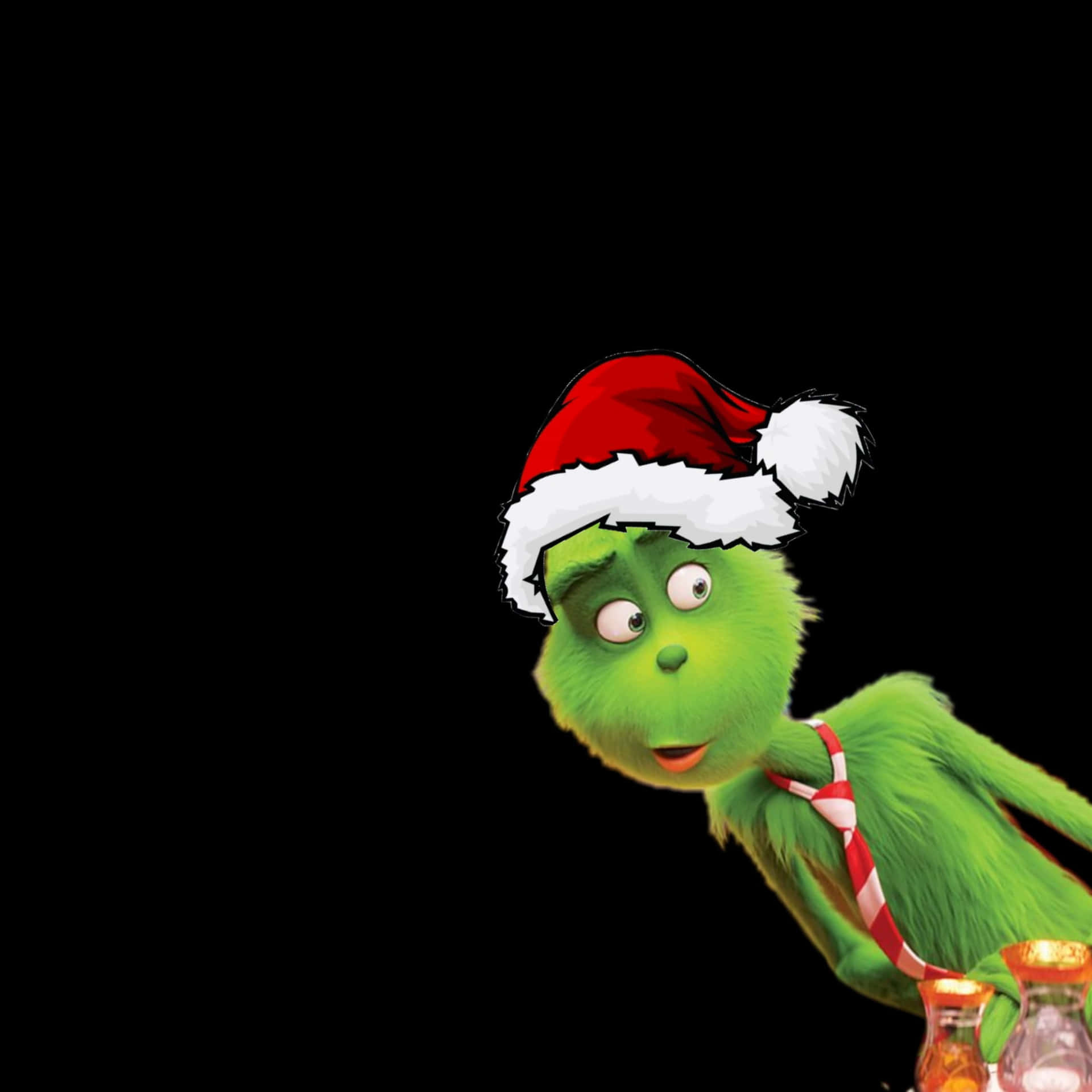 The Grinch In Snowfall With Christmas Vibe.