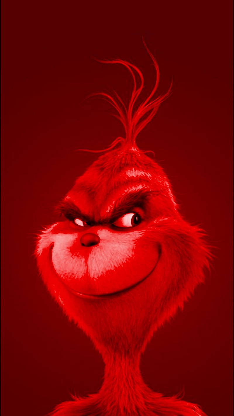 The Grinch Red Wallpaper
