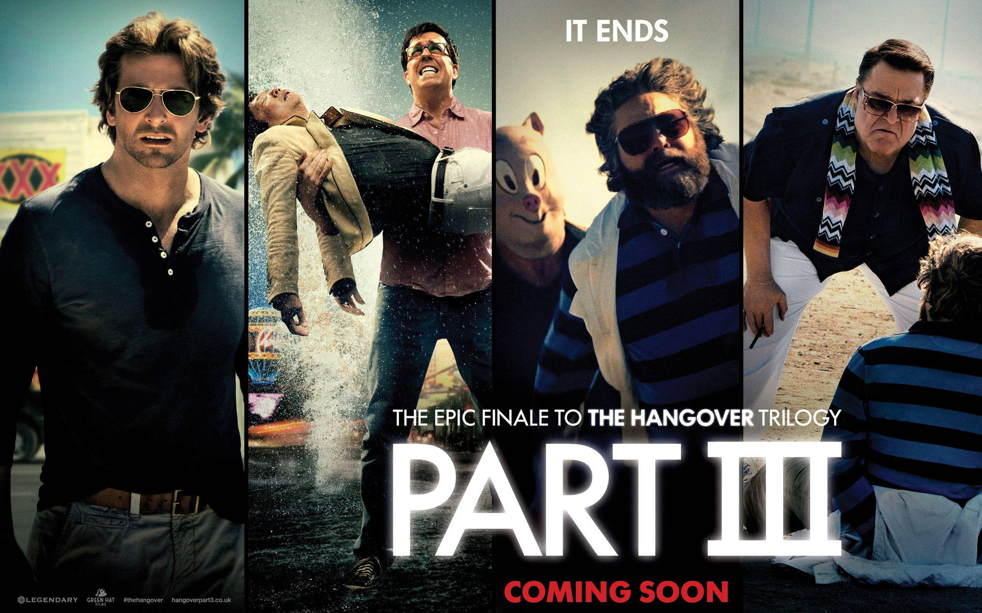 The Hangover Part Iii 2013 American Comedy Movie Wallpaper