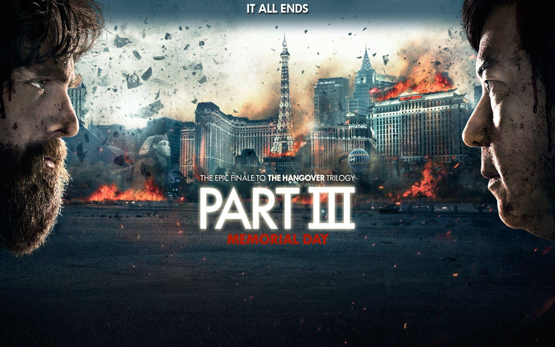 The Hangover Part Iii Movie Poster Alan Vs. Leslie Chow Wallpaper