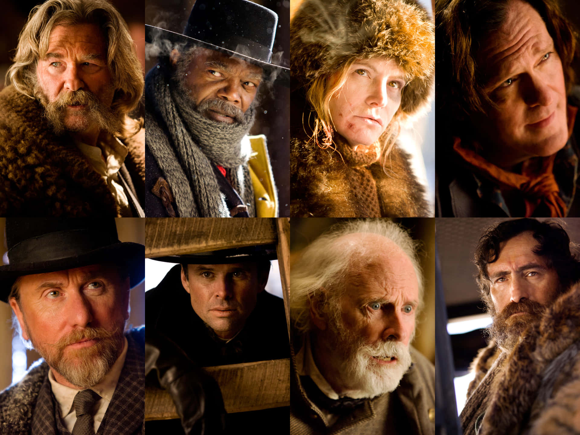The Hateful Eight In Action Wallpaper