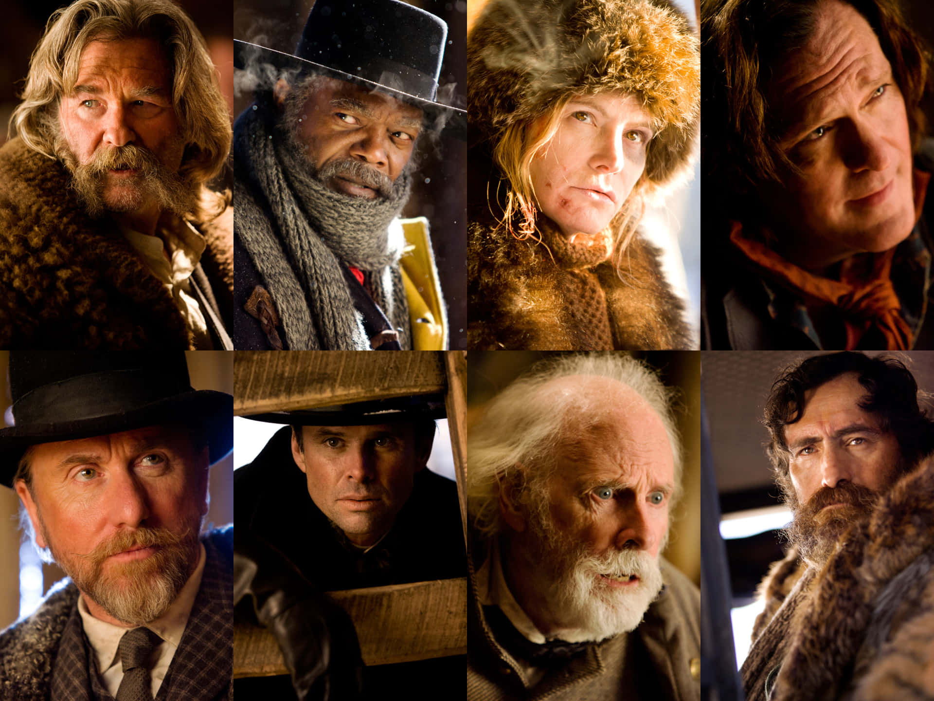 The Hateful Eight In Actie Achtergrond