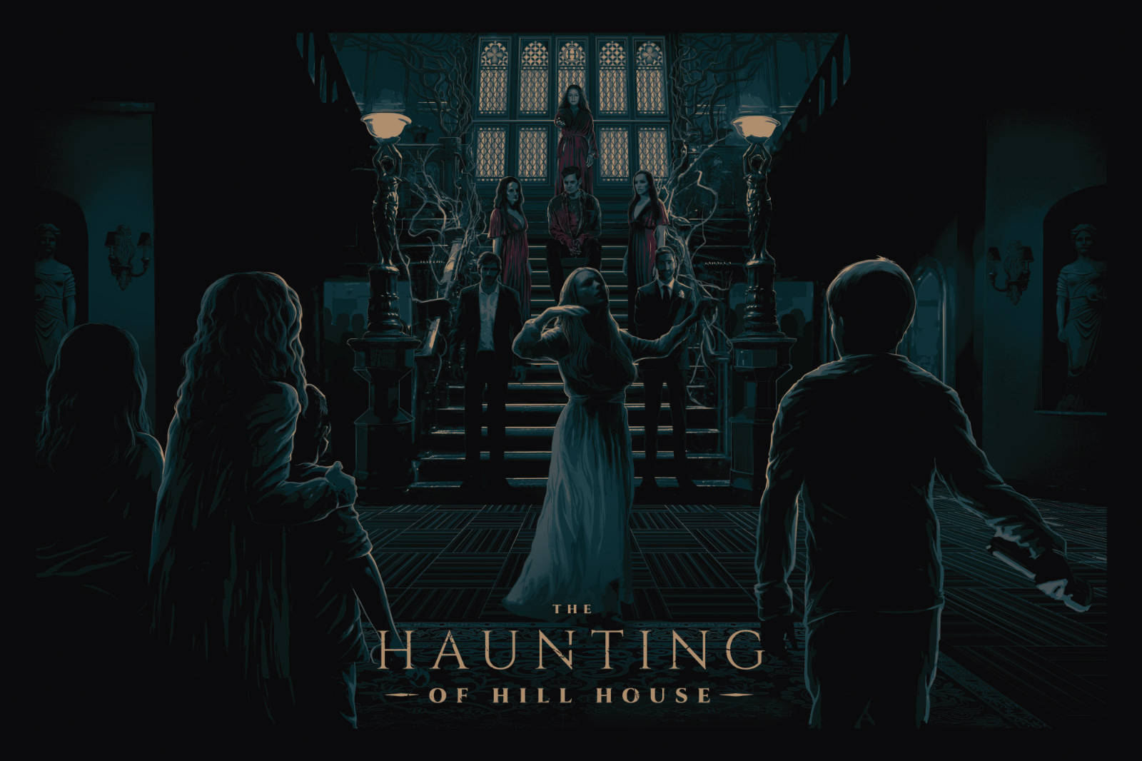 The Haunting Of Hill House Digital Illustration Wallpaper