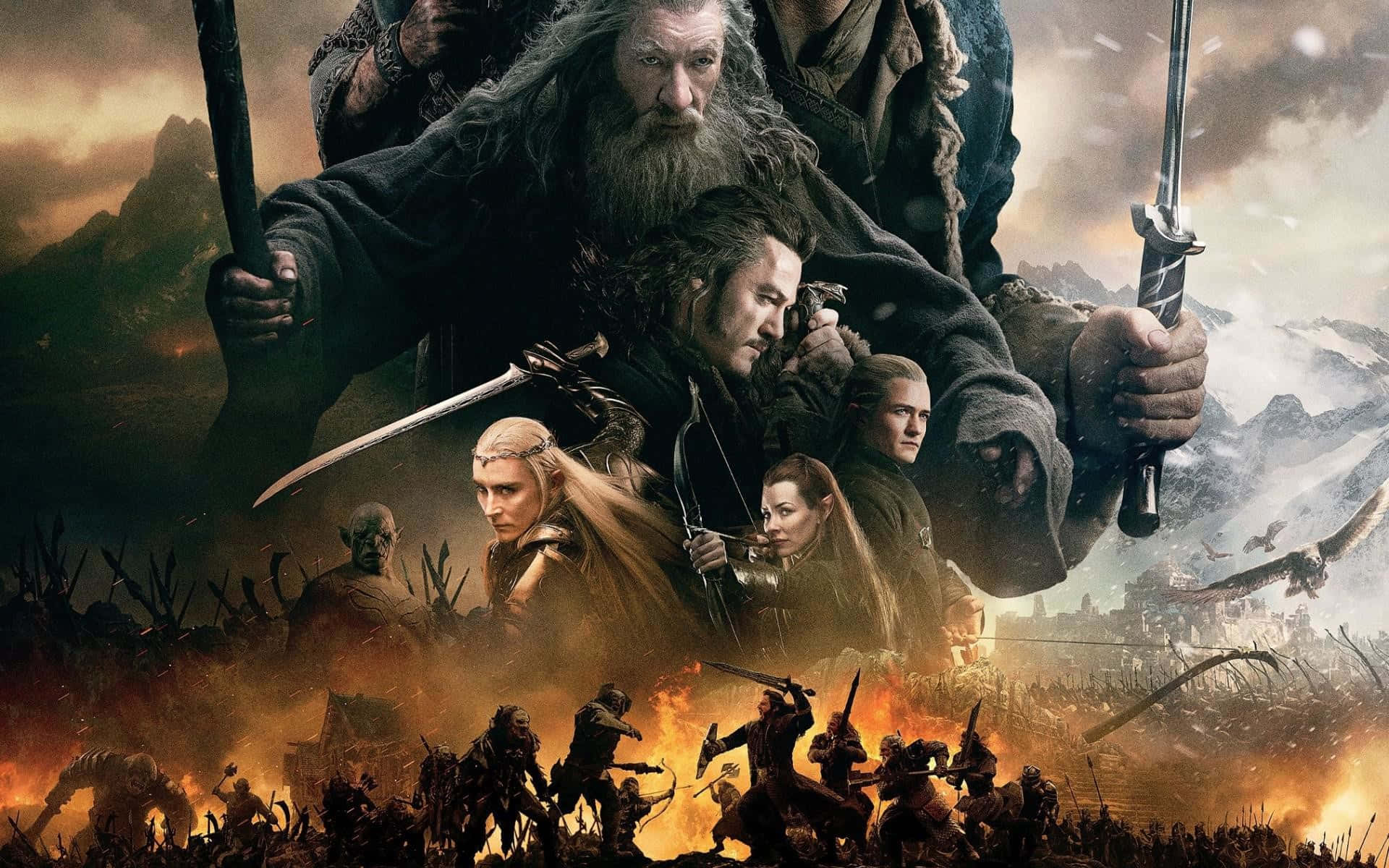 The Hobbit Battle Scene Wallpaper