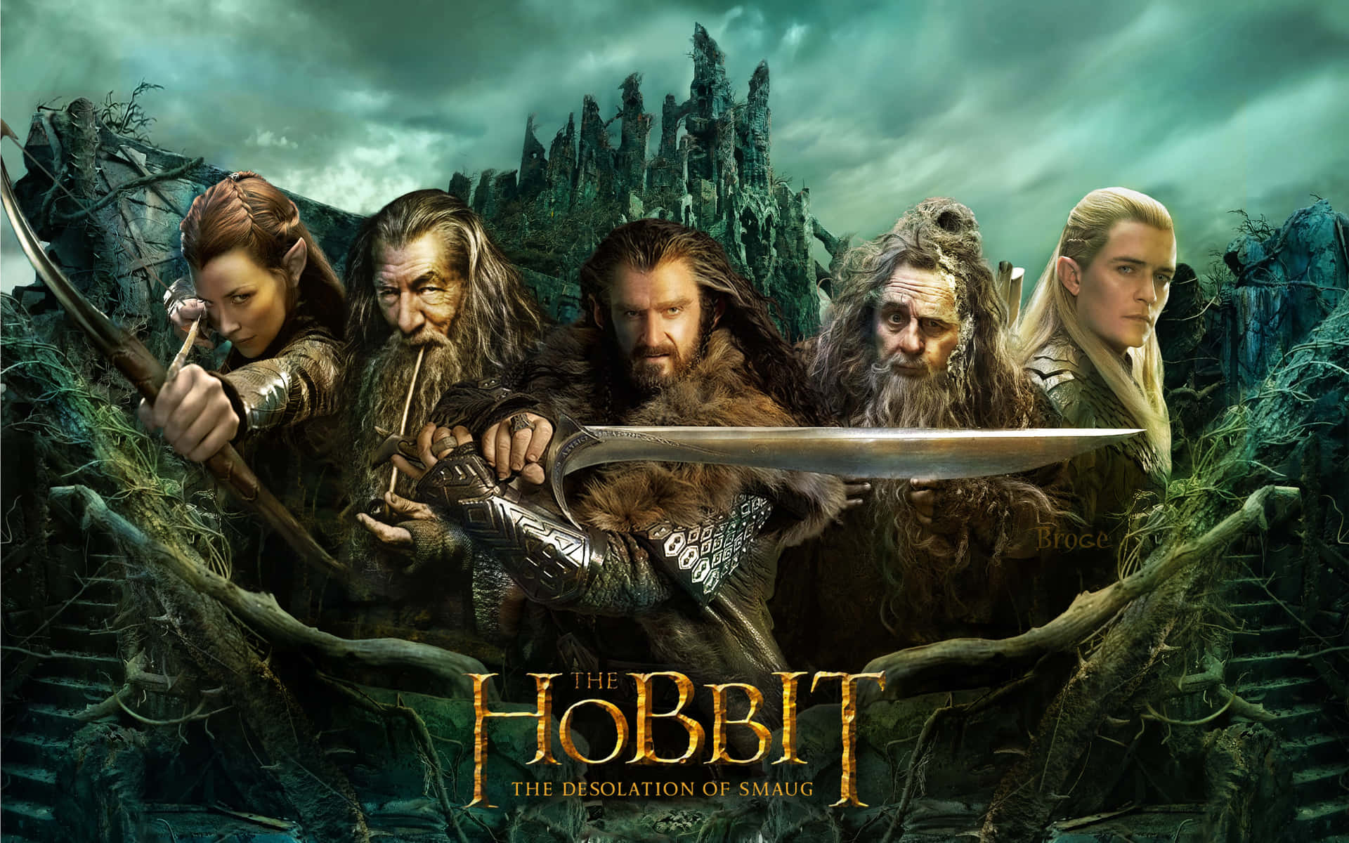 The Hobbit Desolationof Smaug Characters Wallpaper