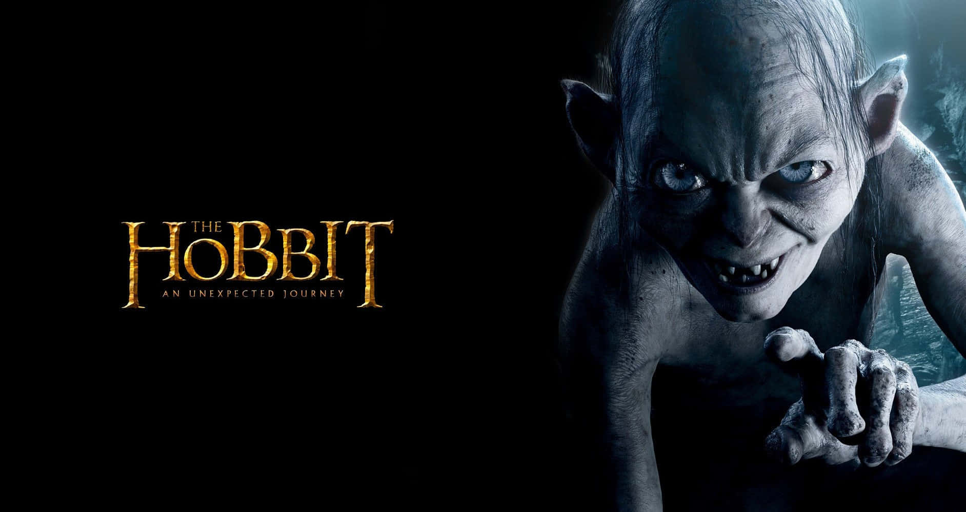 The Hobbit Gollum Promo Art Wallpaper