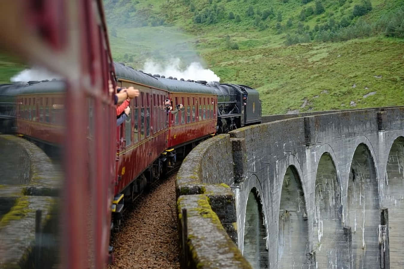 All Aboard the Hogwarts Express Train! Wallpaper