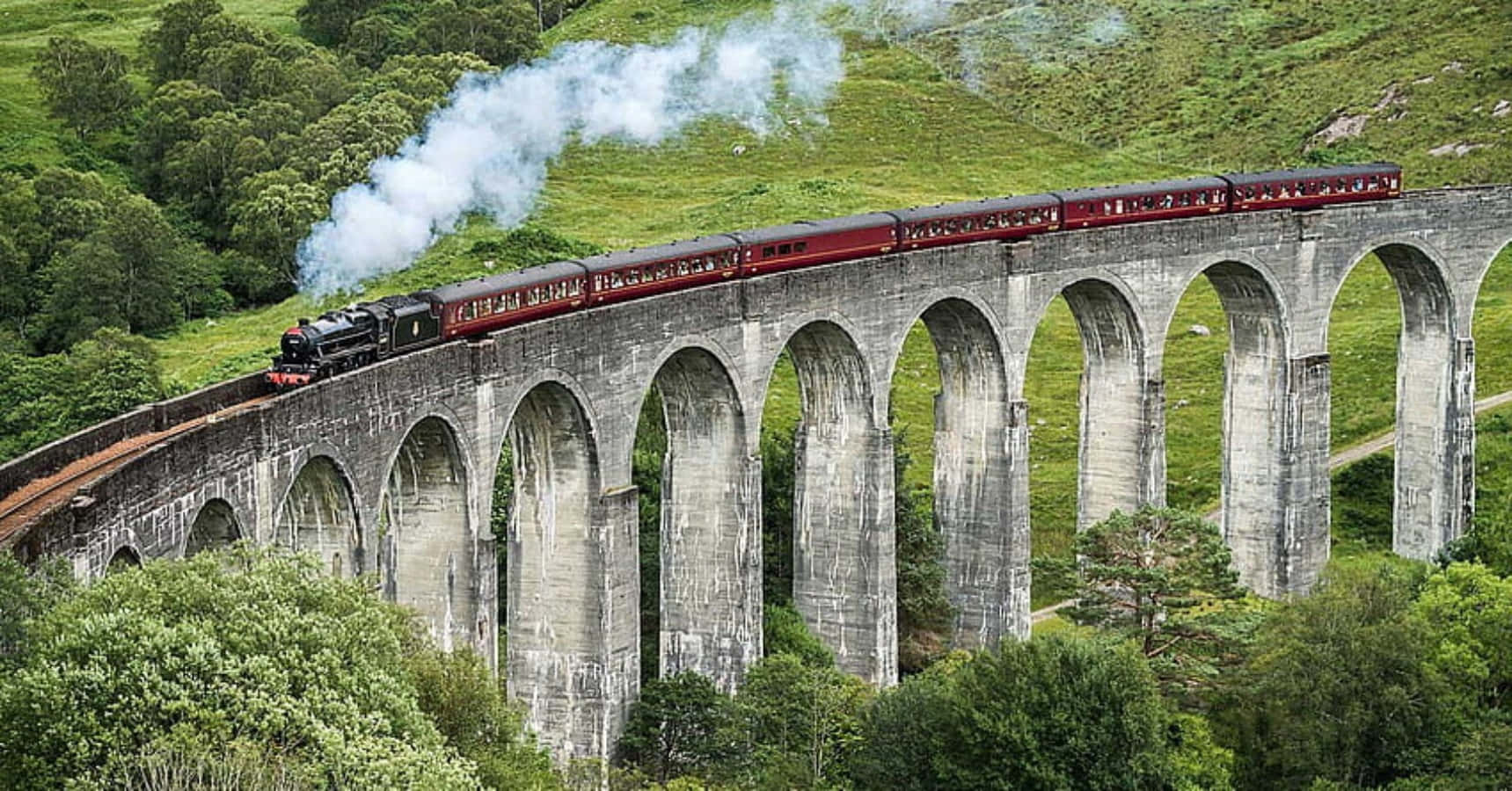 All Aboard The Hogwarts Express Train Wallpaper