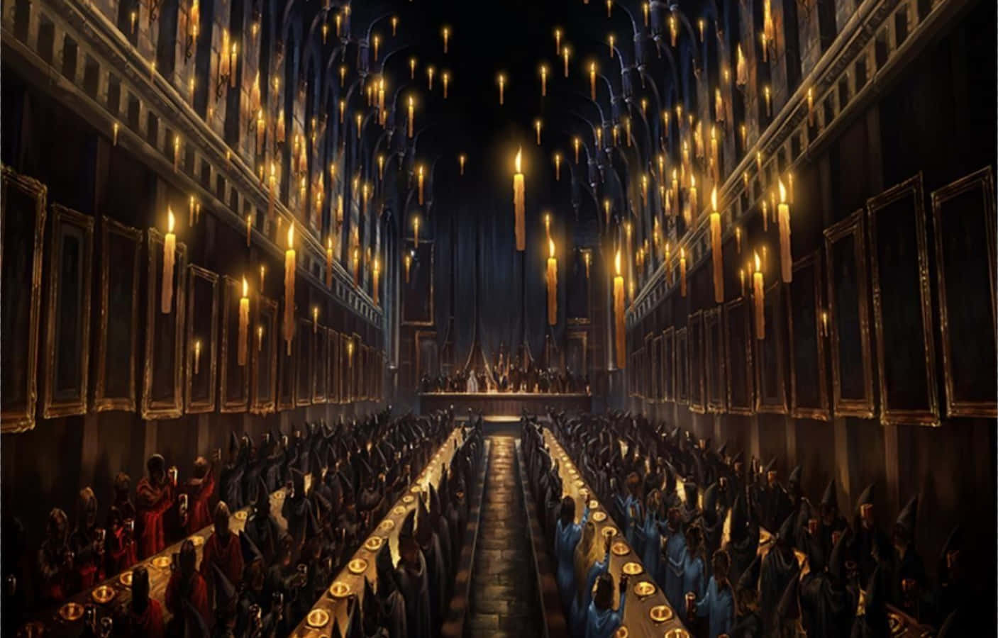 Grandesceremonias En El Gran Salón De Hogwarts Fondo de pantalla