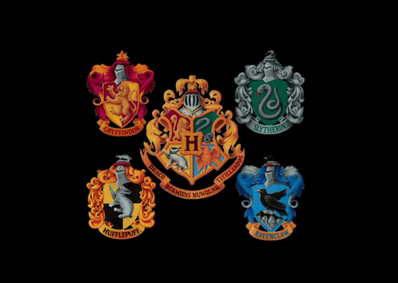 Unite as One - The Four Hogwarts Houses" Wallpaper