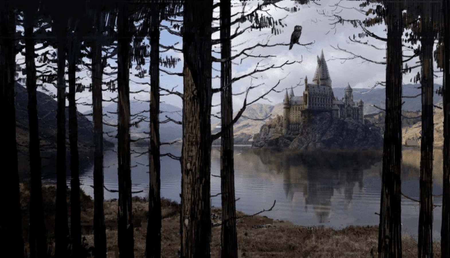 Take a Virtual Tour of The Hogwarts Lake Wallpaper