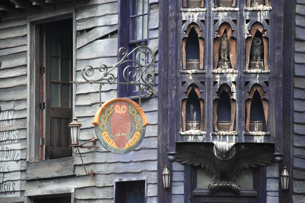 A Magical Adventure Awaits at the Hogwarts Owlery Wallpaper