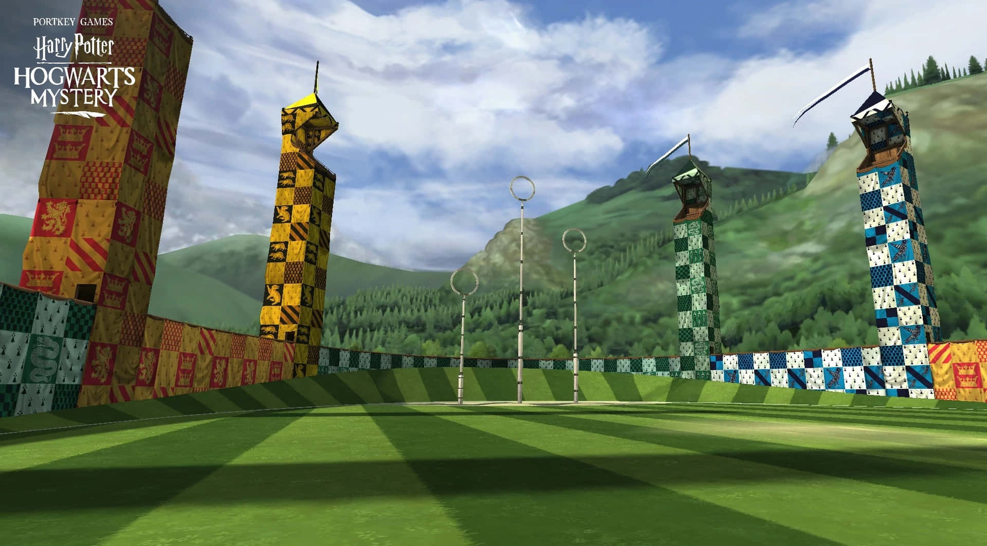 Image  The Hogwarts Quidditch Pitch Wallpaper