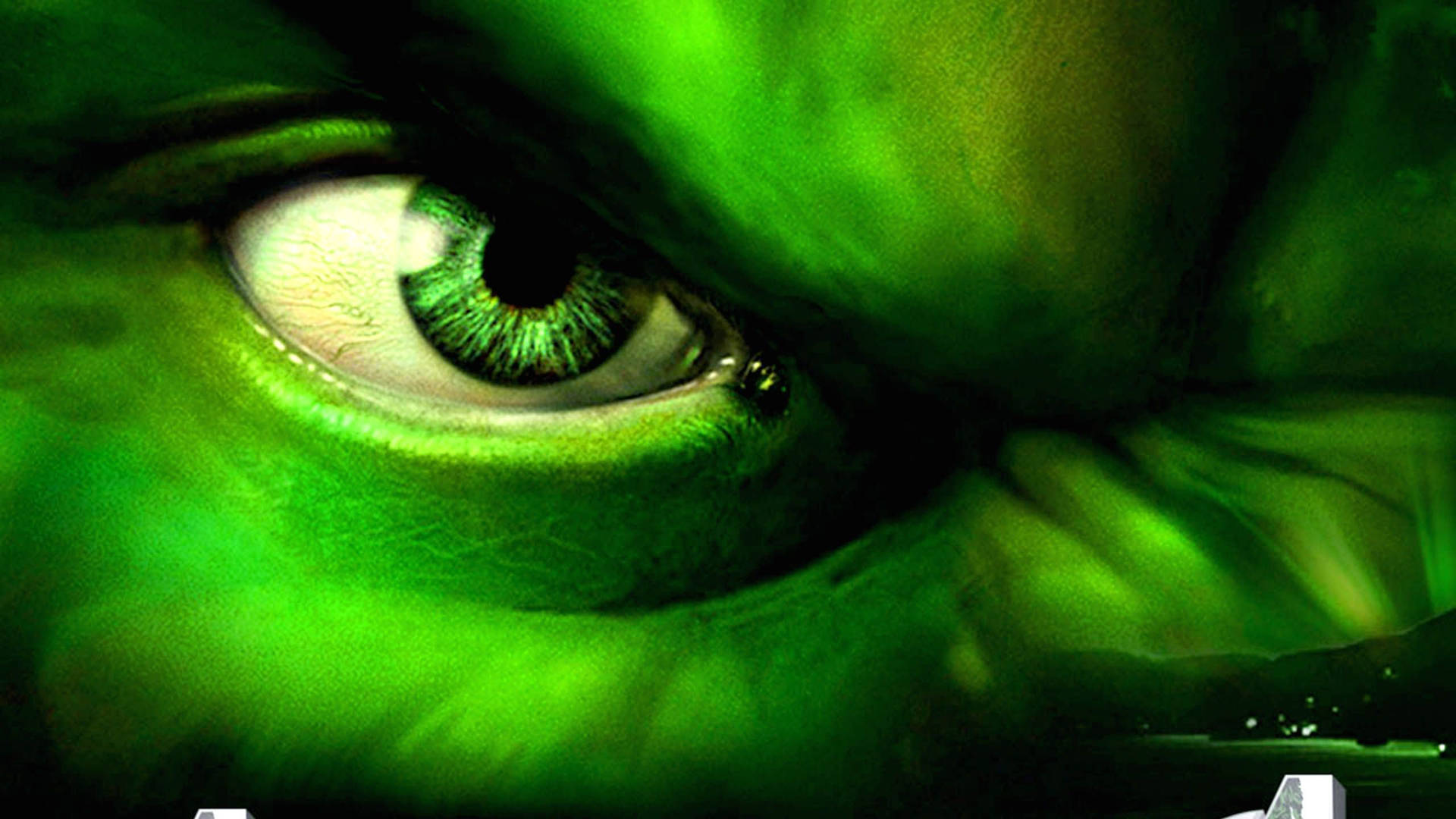 The Hulk Green Eyes Hd