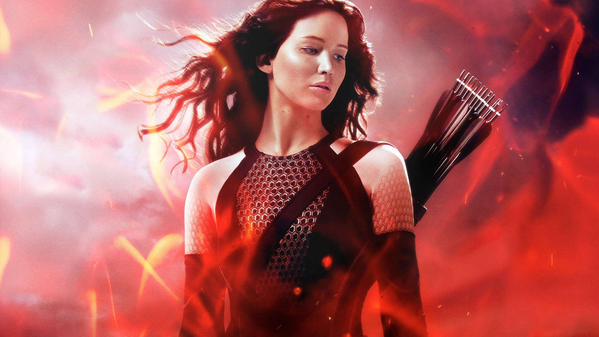 Das Fotoshooting Von The Hunger Games Wallpaper