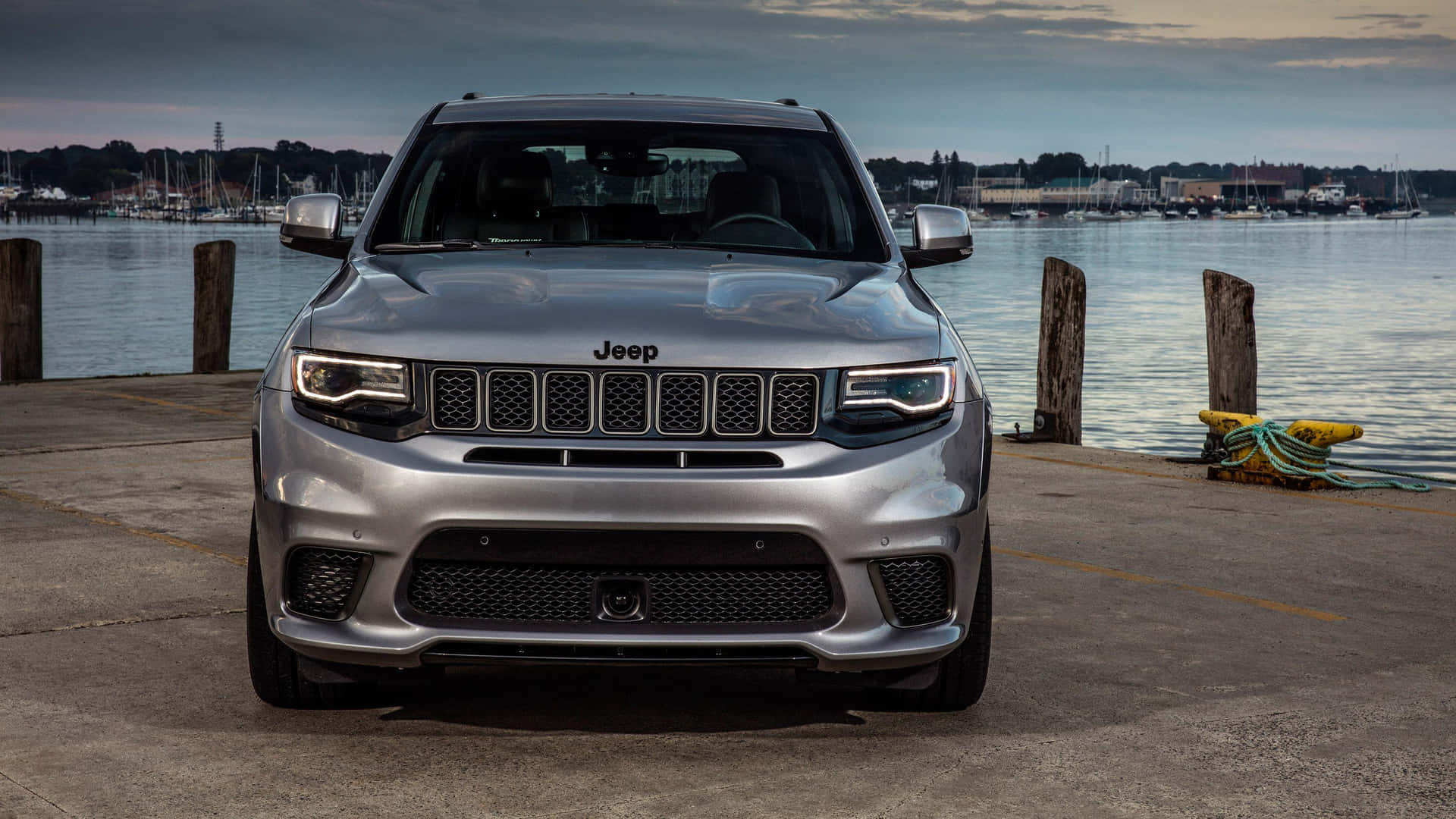 The Iconic Jeep Grand Cherokee In Its Natural Environment Wallpaper