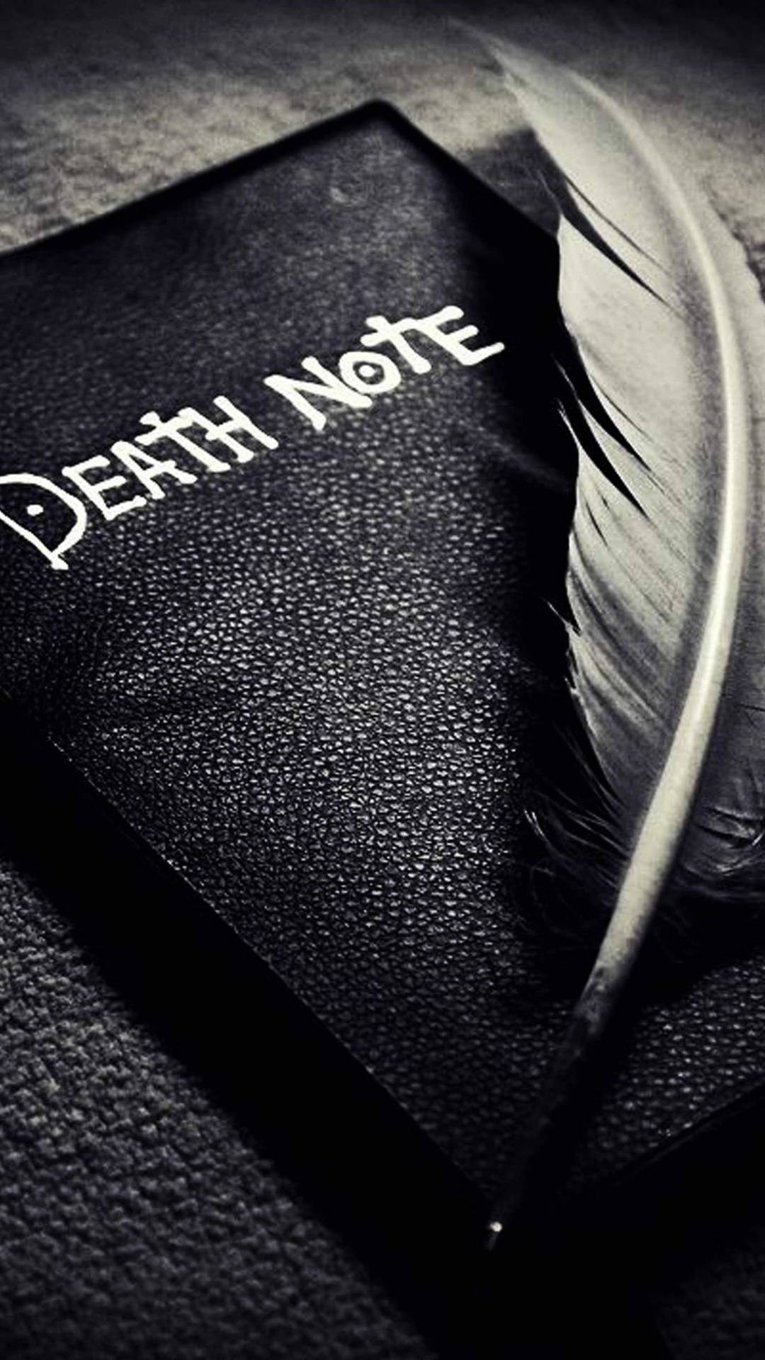 The Iconic Notebook From Death Note Phone Wallpaper