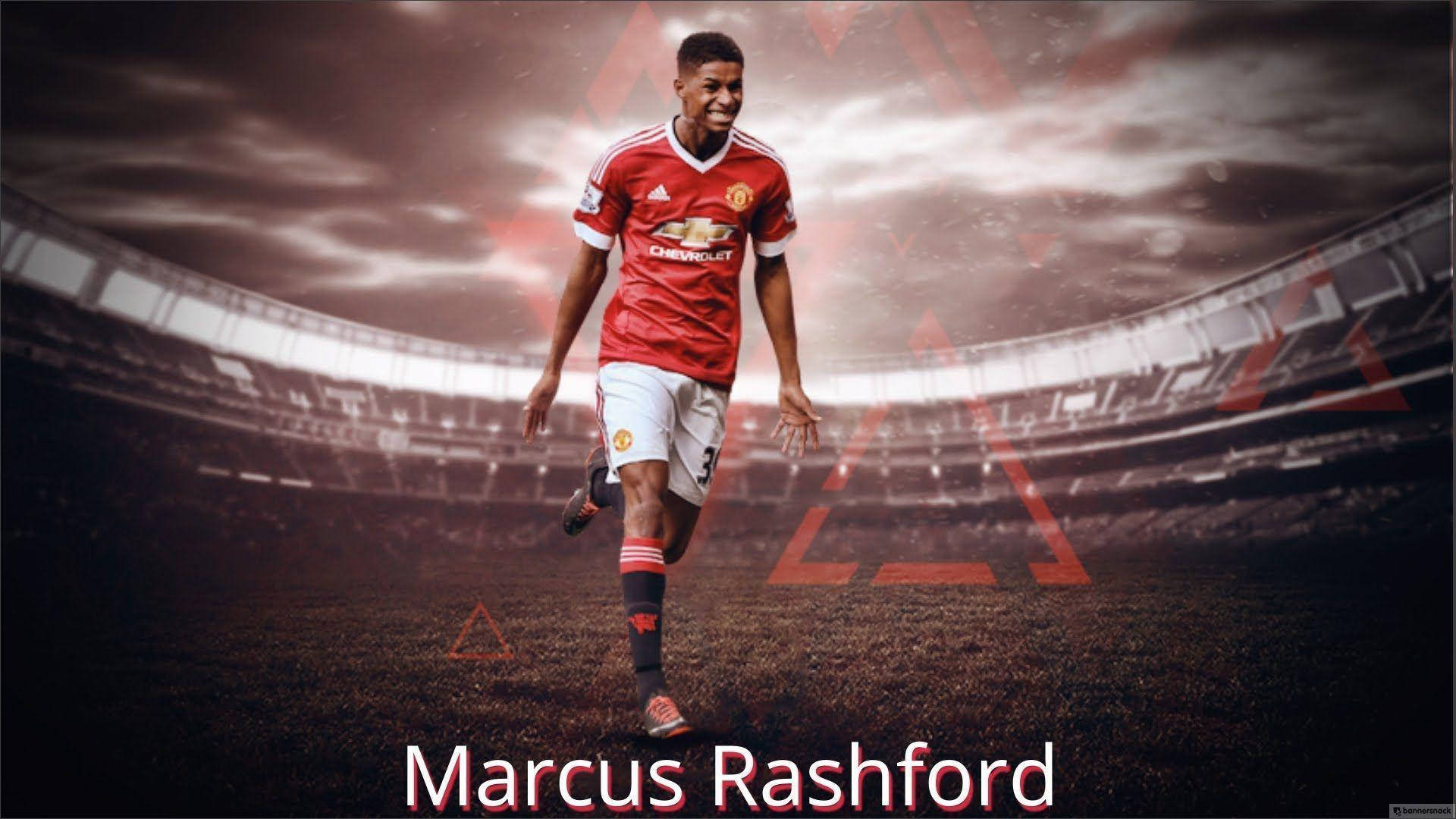 The Impressive Striker - Marcus Rashford Wallpaper