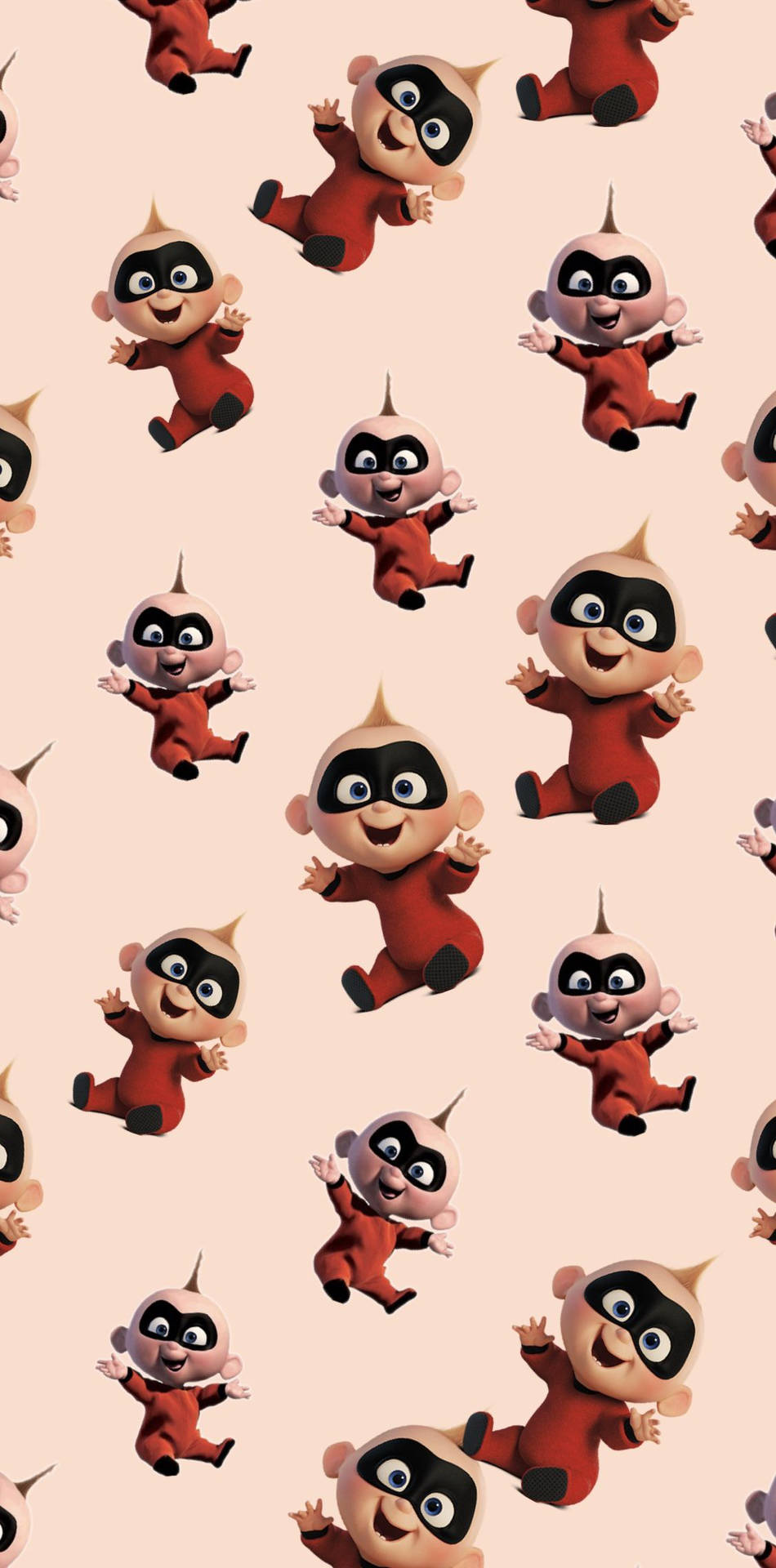 The Incredibles Jack-jack Pattern Wallpaper