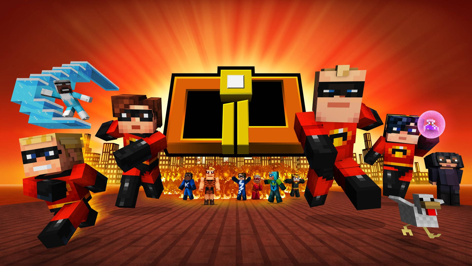 The Incredibles Minecraft Skin Background