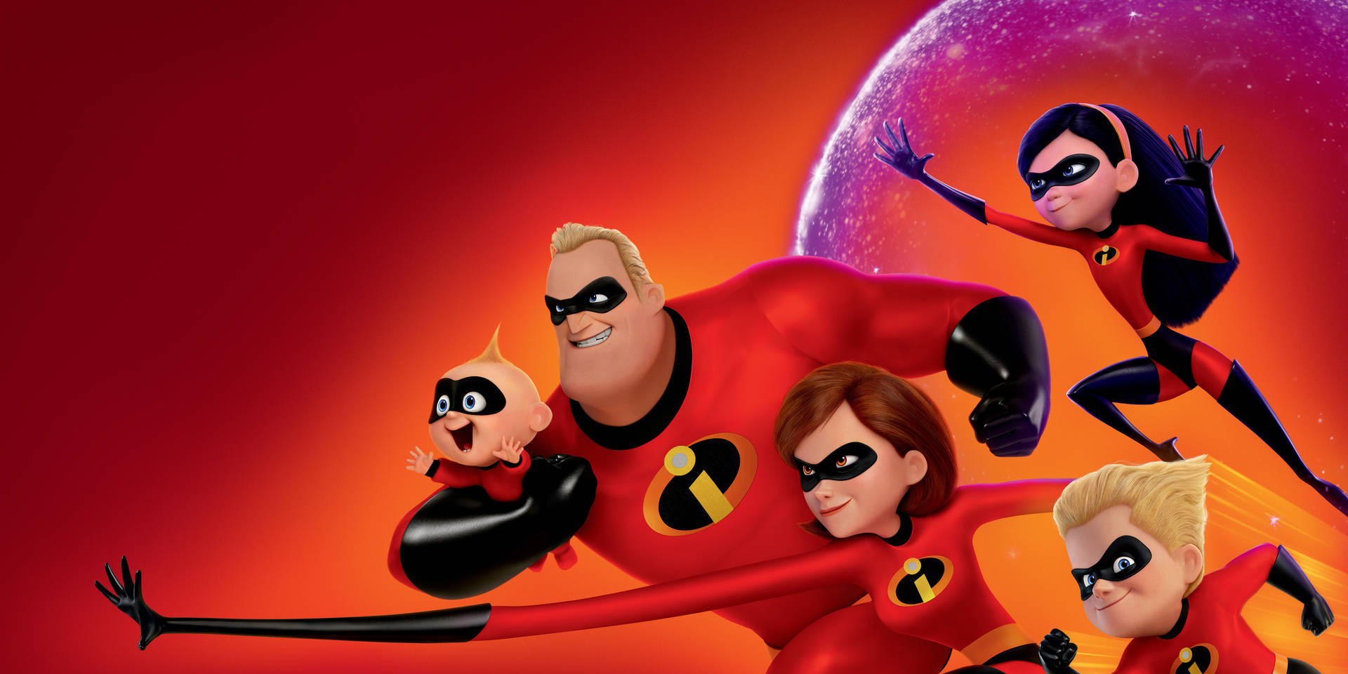 The Incredibles Superpower Family Wallpaper