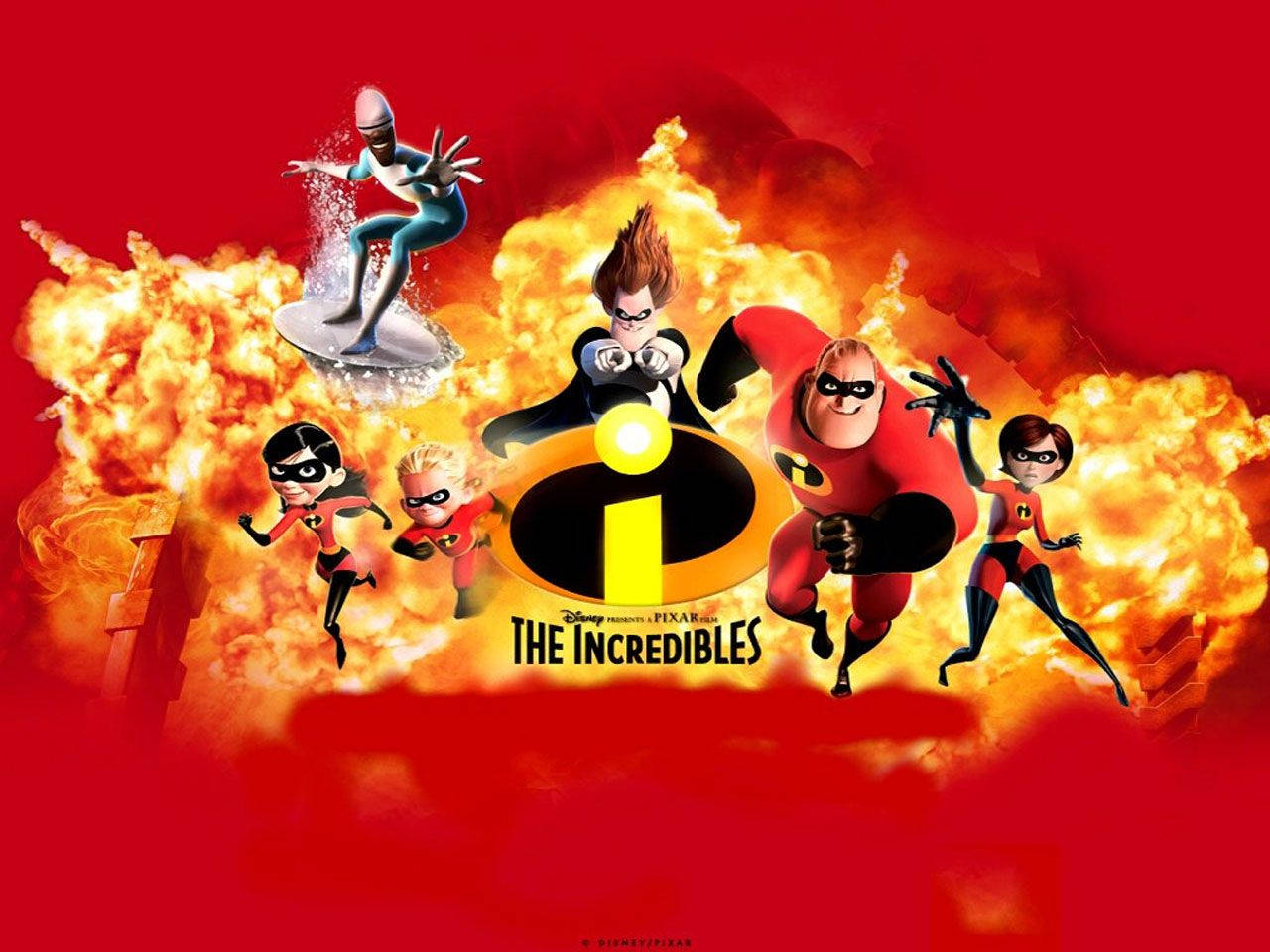 The Incredibles, Villains And Frozone Background