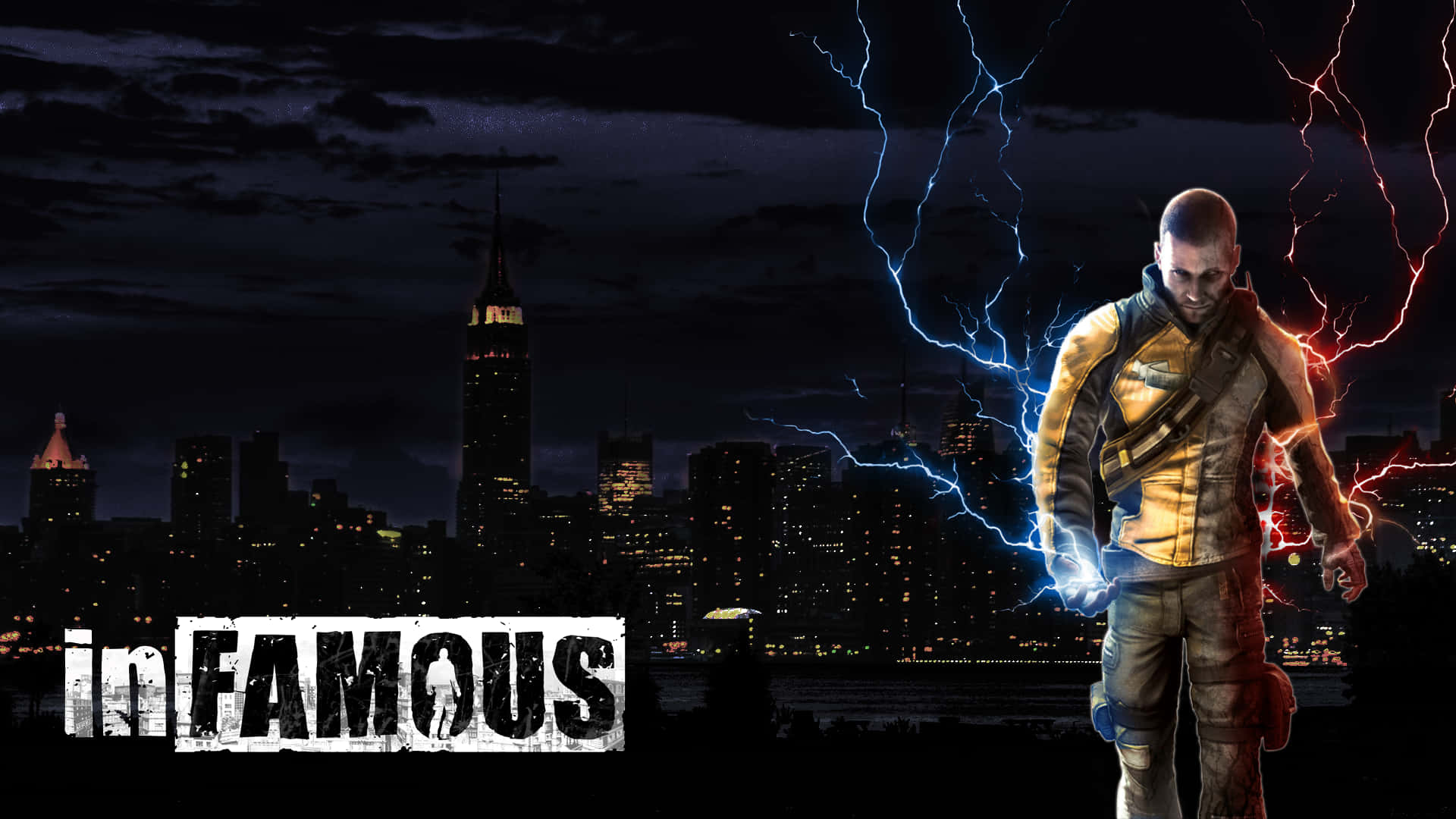 The Infamous Cover Art Of Infamous Game Series Wallpaper