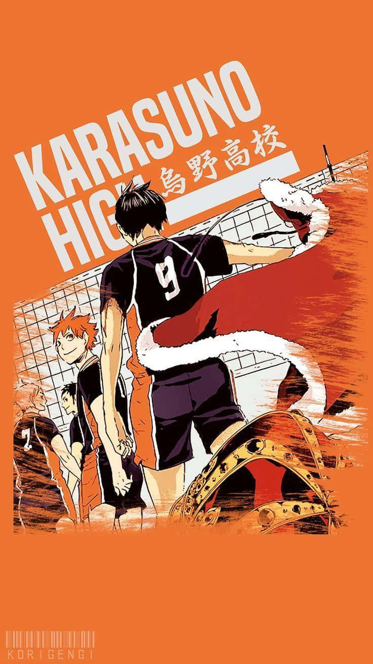 The Intense Match In Haikyuu Anime Wallpaper